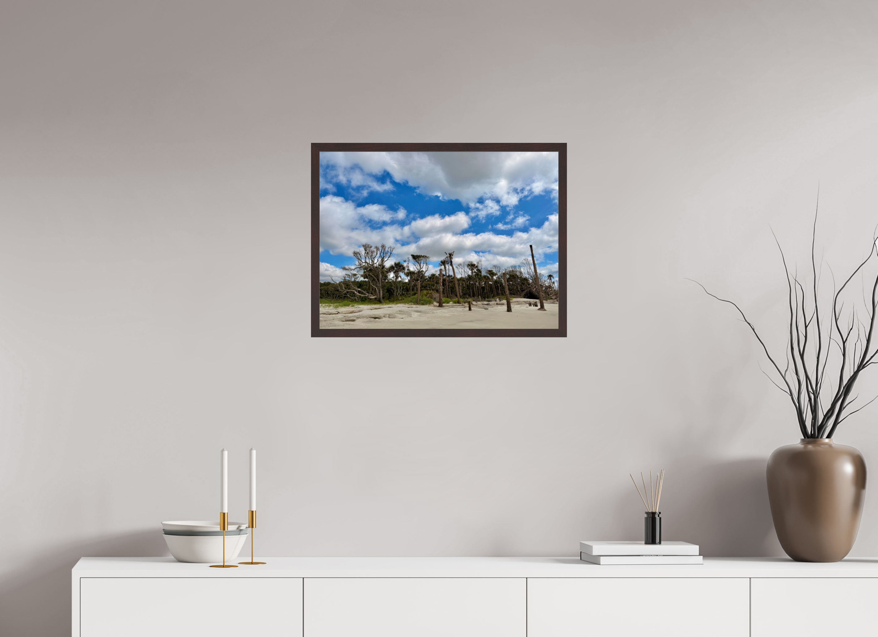 24 x 18″, ArtBox On Aluminum Dibond Trees at Capers Island