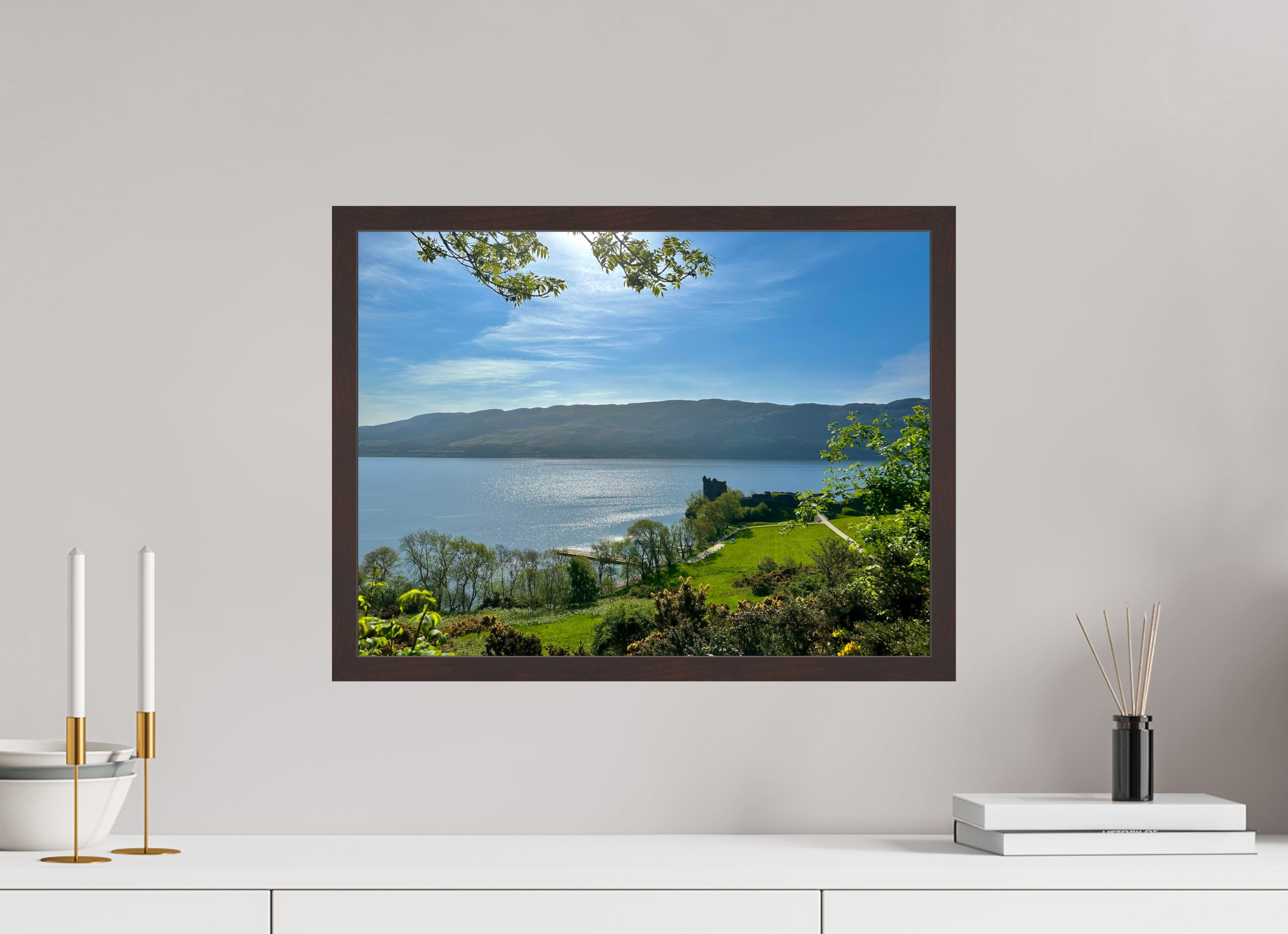 20 x 15″, ArtBox On Aluminum Dibond Loch Ness