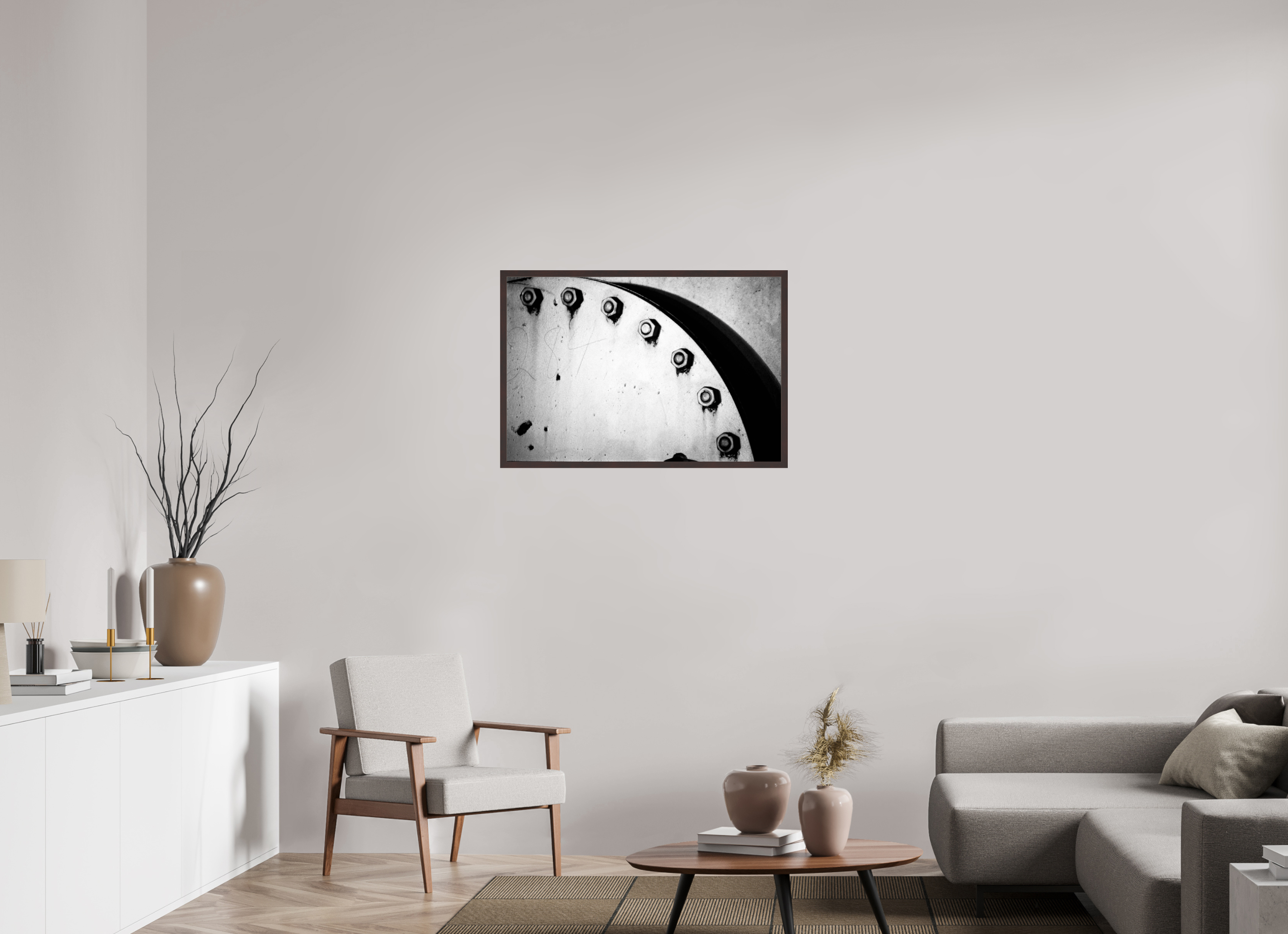 35.4 x 24″, ArtBox On Aluminum Dibond Bolts