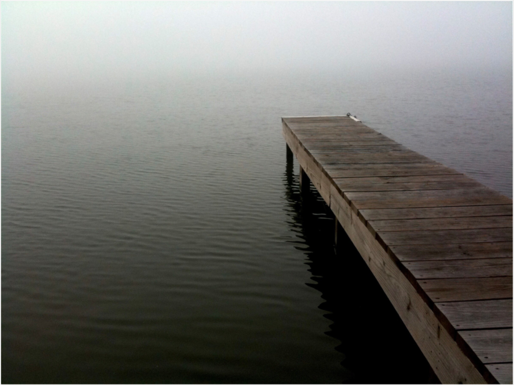 Main image Dock Extending Into Fog
