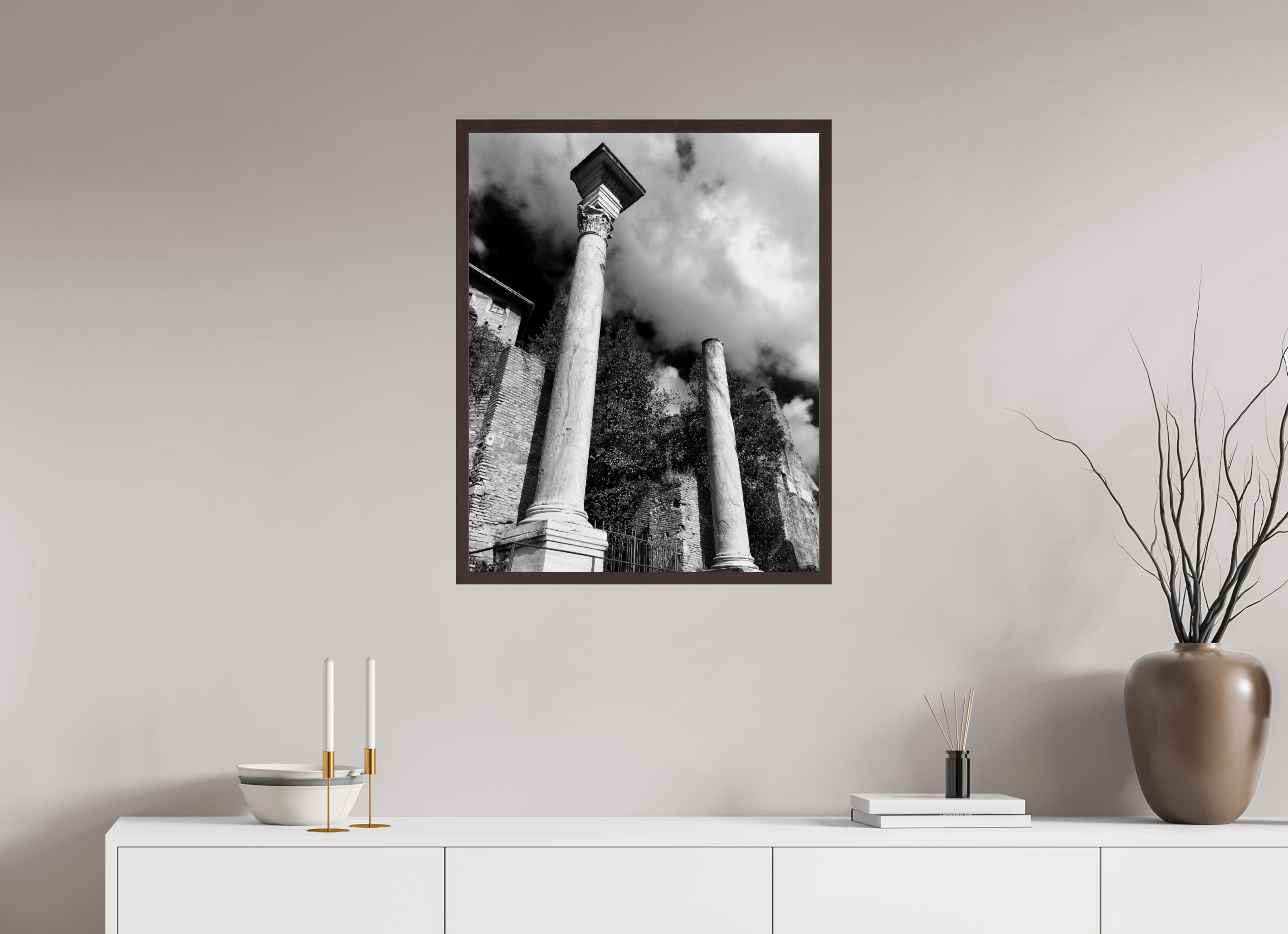 24 x 30″, ArtBox On Aluminum Dibond Forum Ruins
