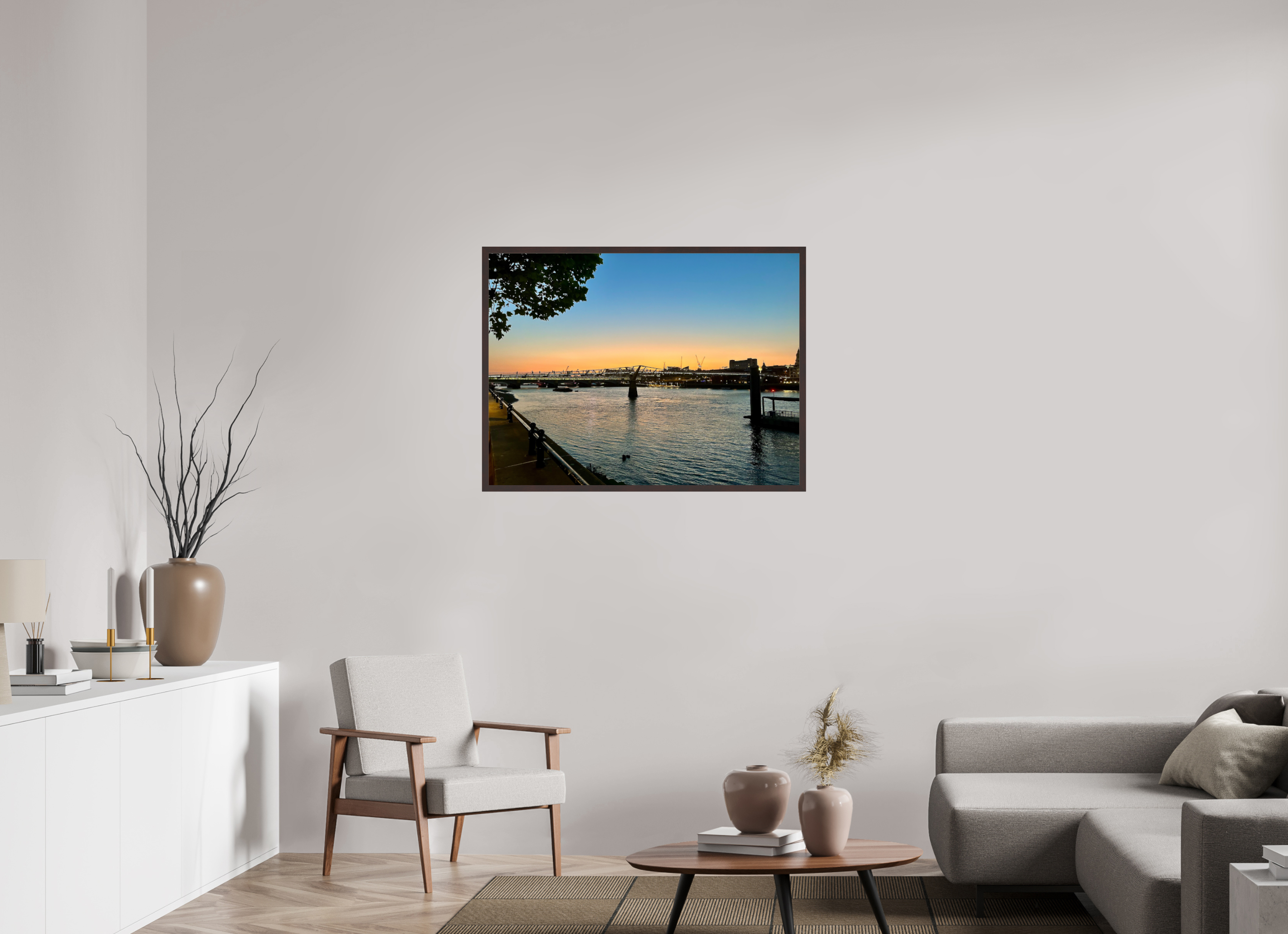 40 x 30″, ArtBox On Aluminum Dibond Thames at Dusk
