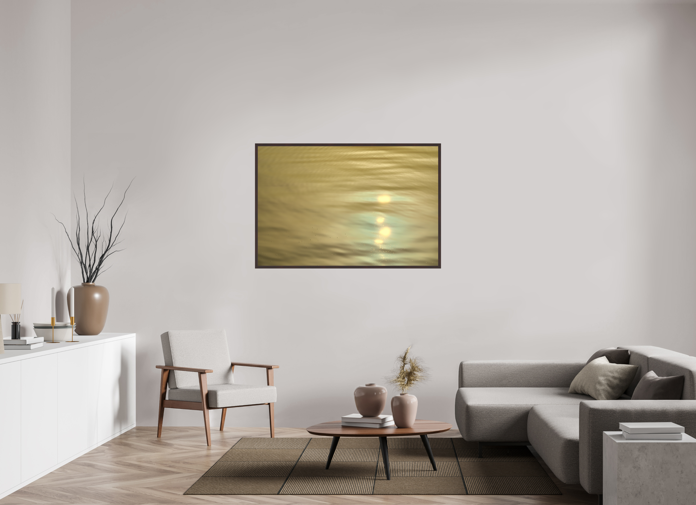 54 x 36″, ArtBox On Aluminum Dibond Sunrise Reflection