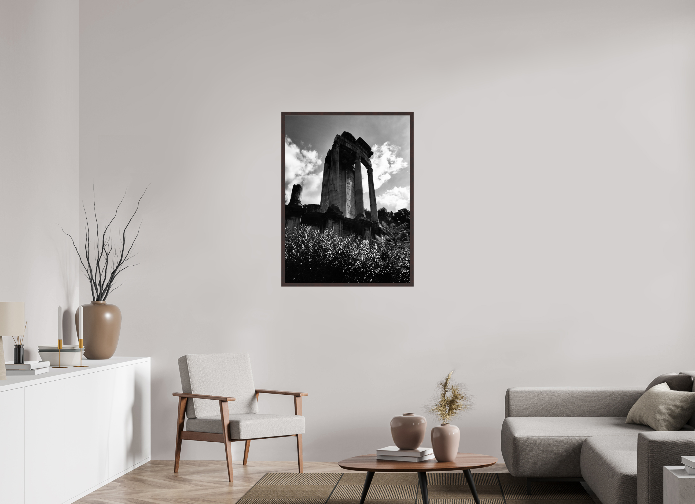 30 x 40″, ArtBox On Aluminum Dibond Forum Ruins