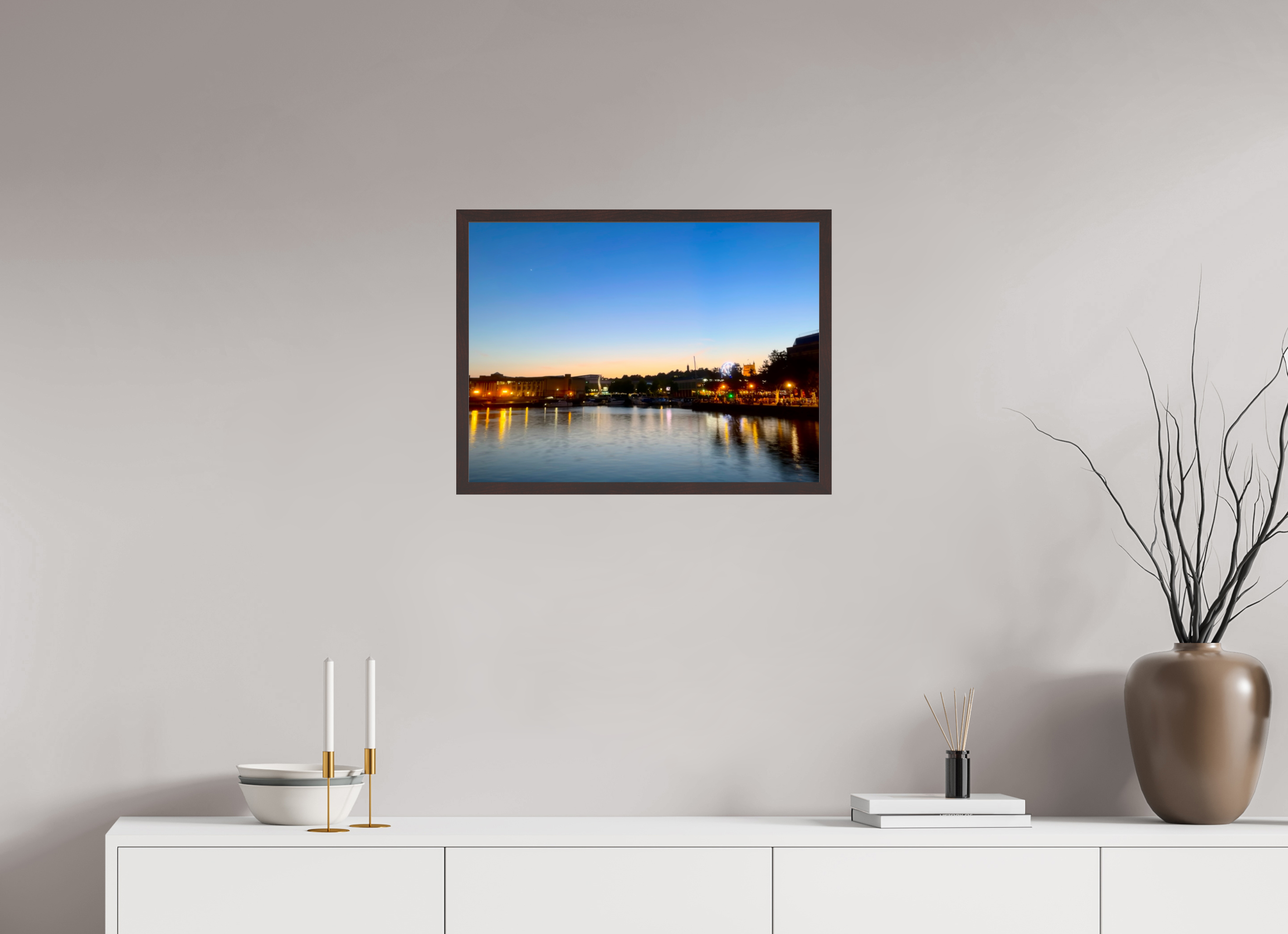 24 x 18″, ArtBox On Aluminum Dibond Bristol, Dusk (Variation 1)