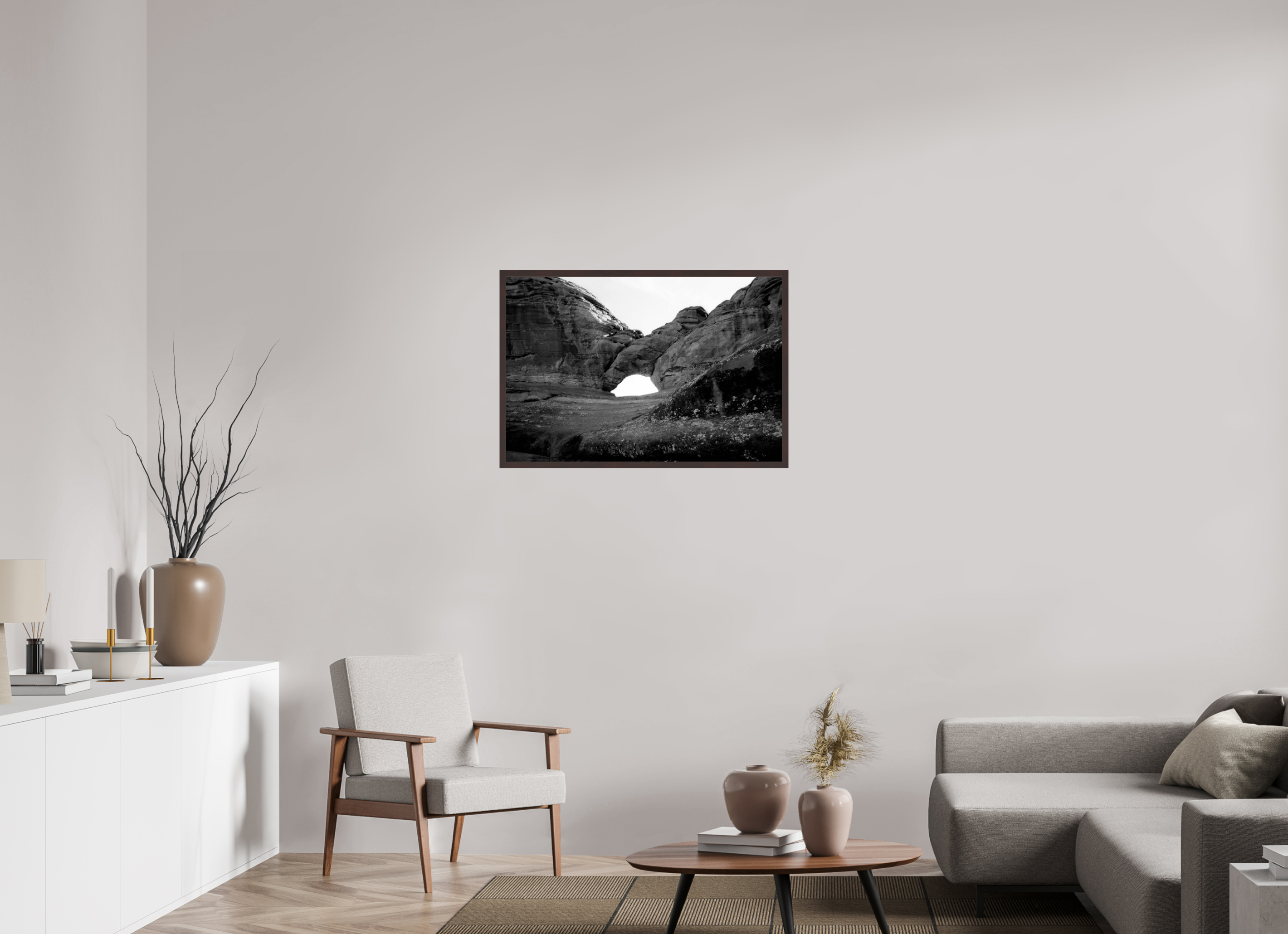 35.6 x 24″, ArtBox On Aluminum Dibond Small Arch Near Delicate Arch