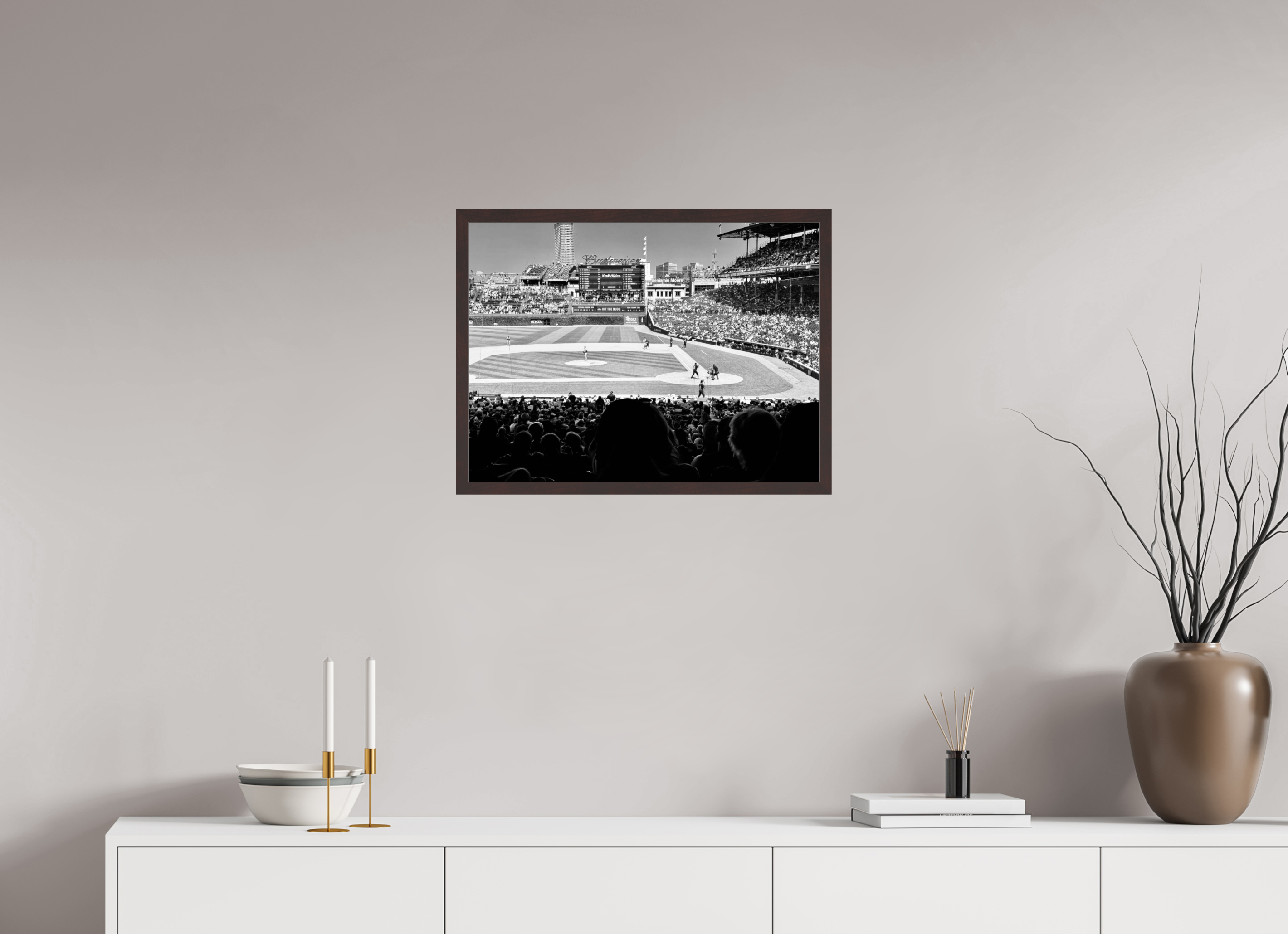 24 x 18″, ArtBox On Aluminum Dibond Wrigley Field