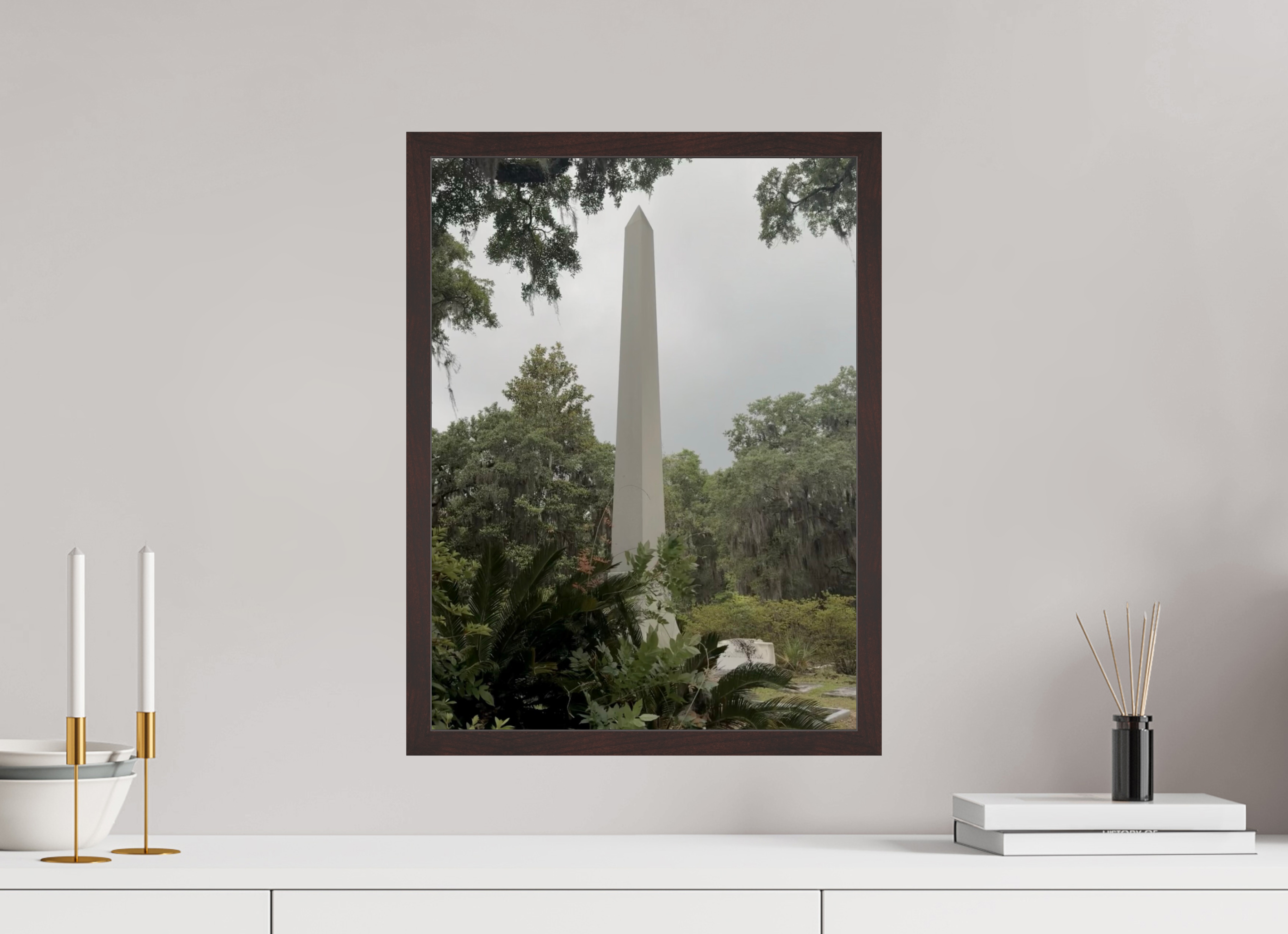 15 x 20″, ArtBox On Aluminum Dibond Bonaventure Cemetery