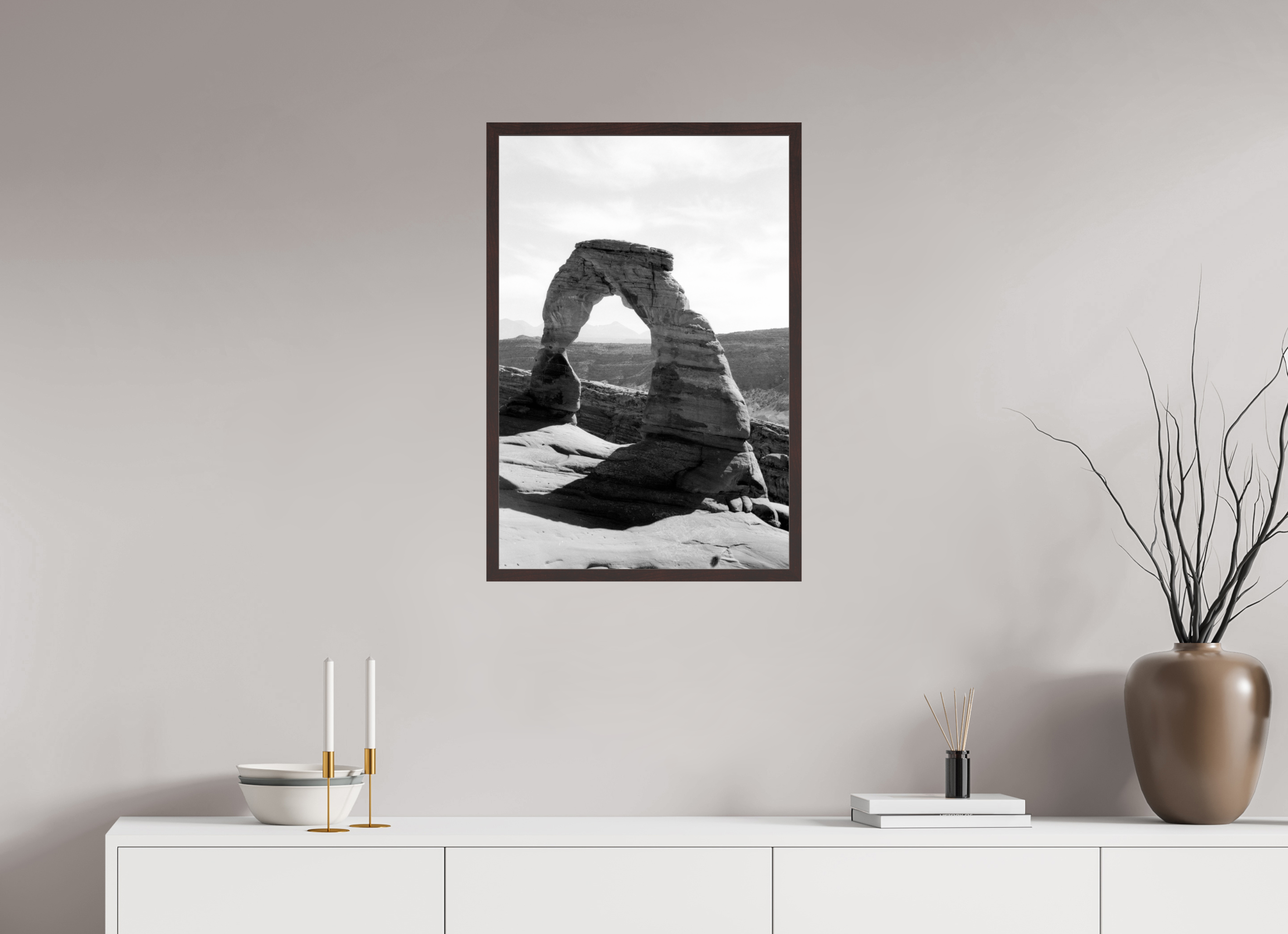 20 x 29.6″, ArtBox On Aluminum Dibond Delicate Arch (view 2)