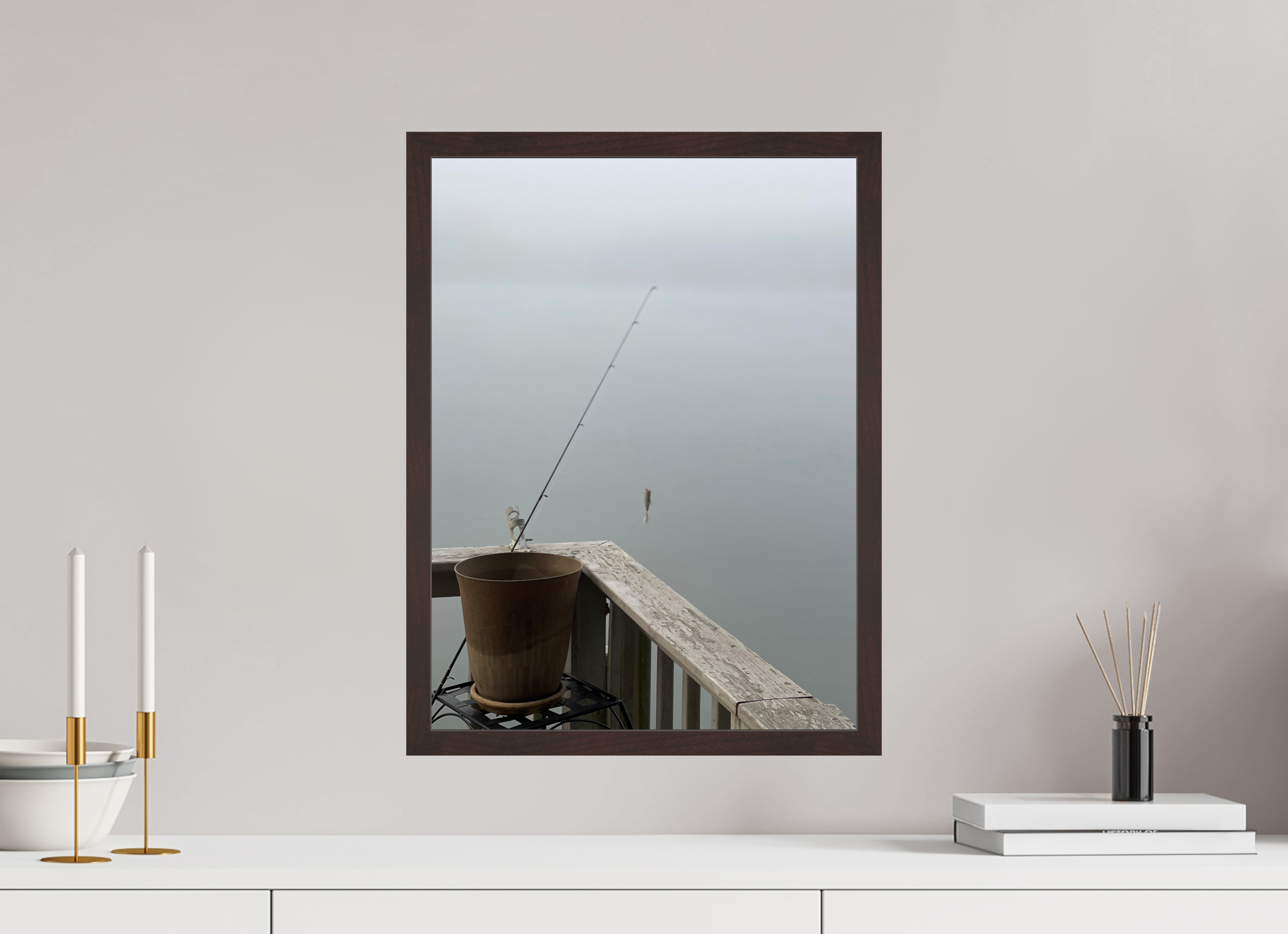 15 x 20″, ArtBox On Aluminum Dibond Fish Tackle