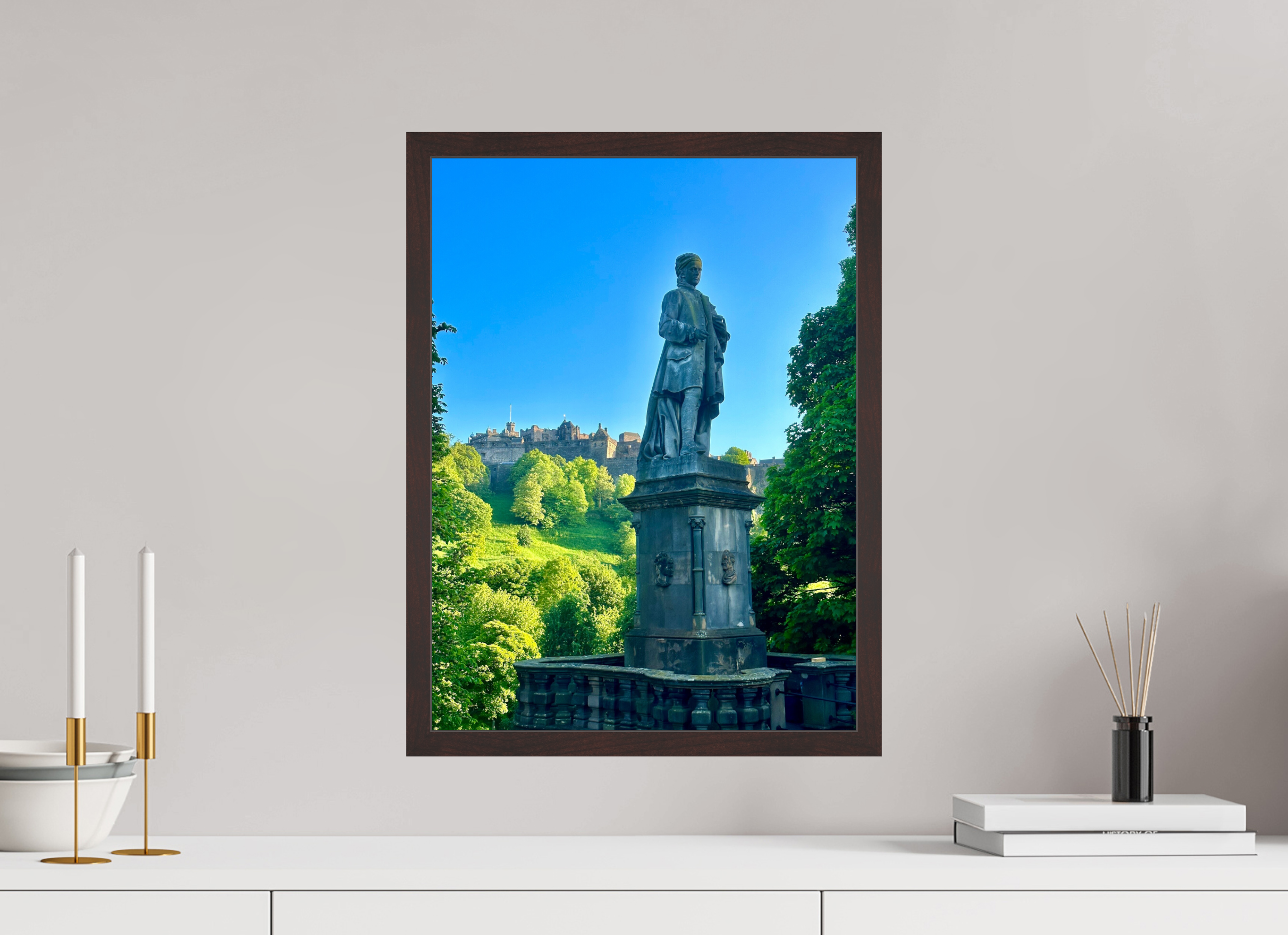15 x 20″, ArtBox On Aluminum Dibond Allan Ramsay Monument