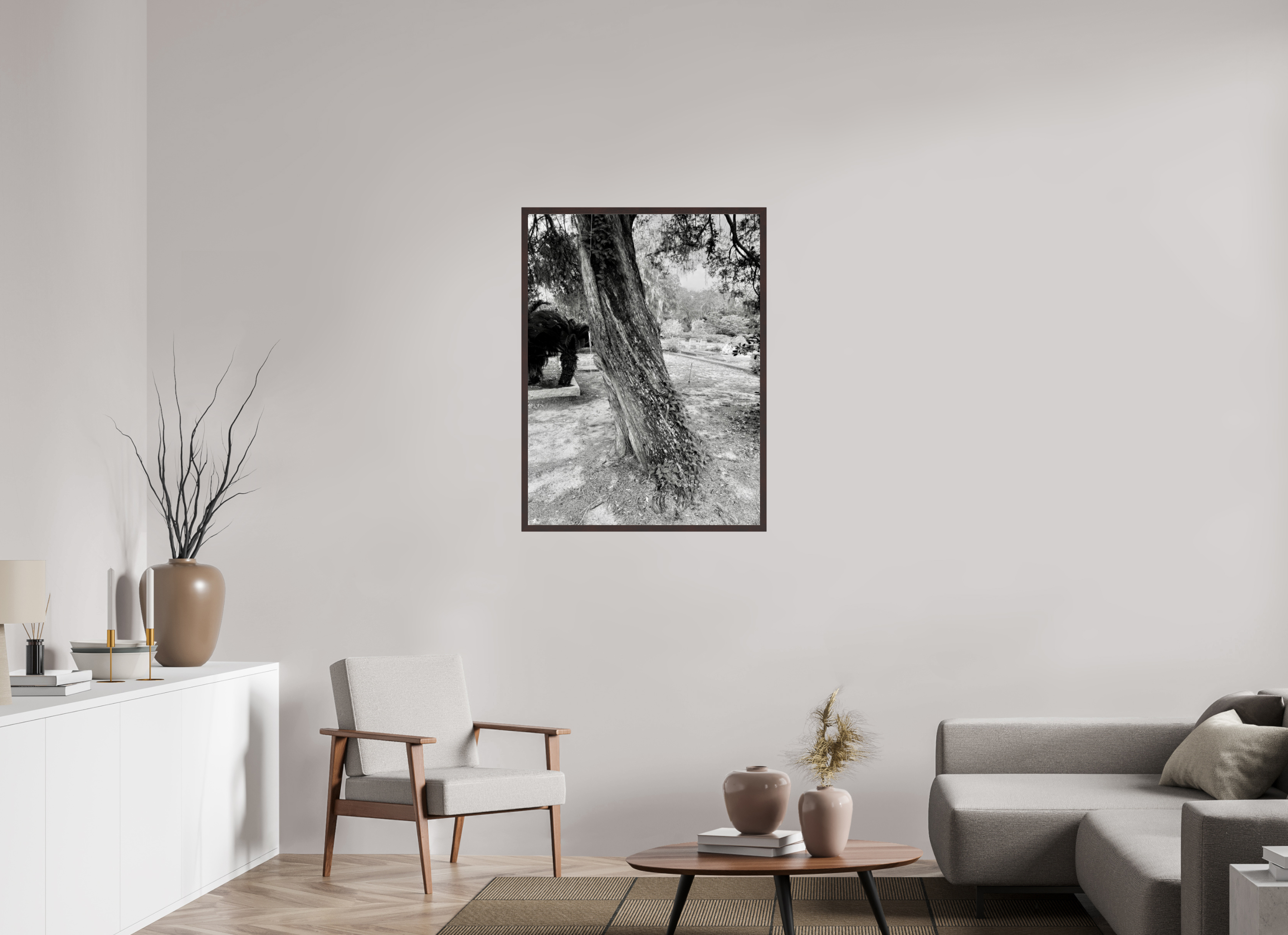 30 x 40″, ArtBox On Aluminum Dibond Tree at Bonaventure Cemetery