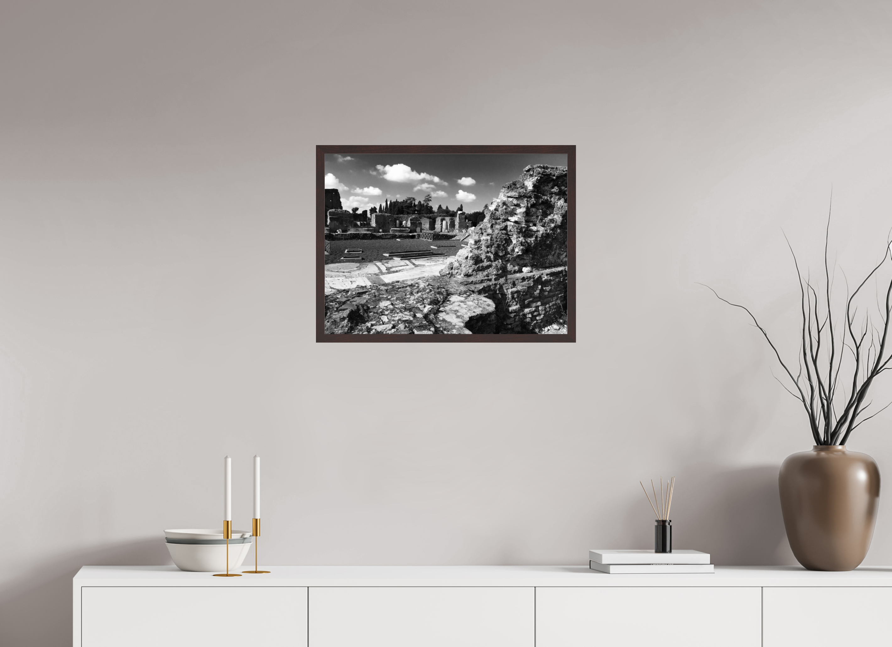 24 x 18″, ArtBox On Aluminum Dibond Forum Ruins