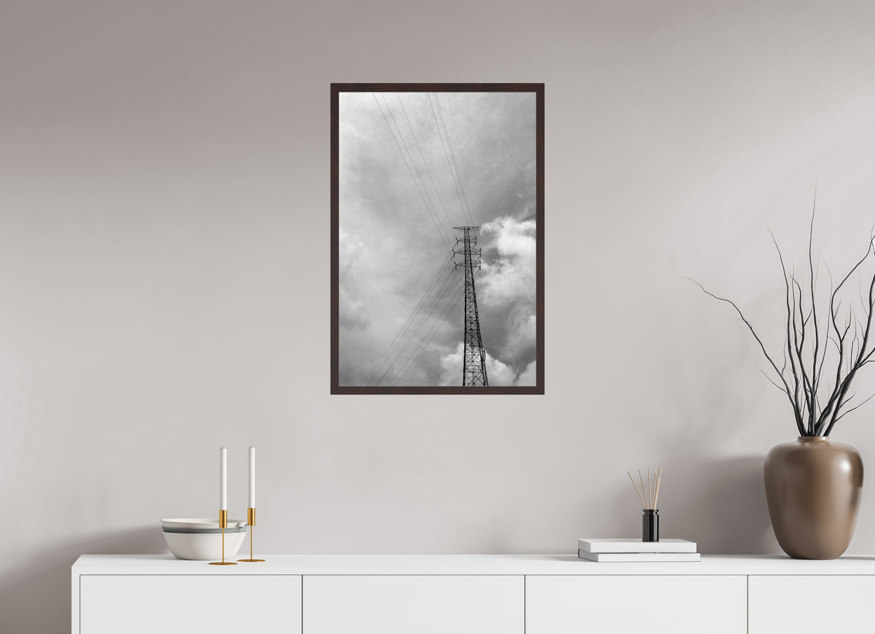 20 x 29.6″, ArtBox On Aluminum Dibond Lines at Bend