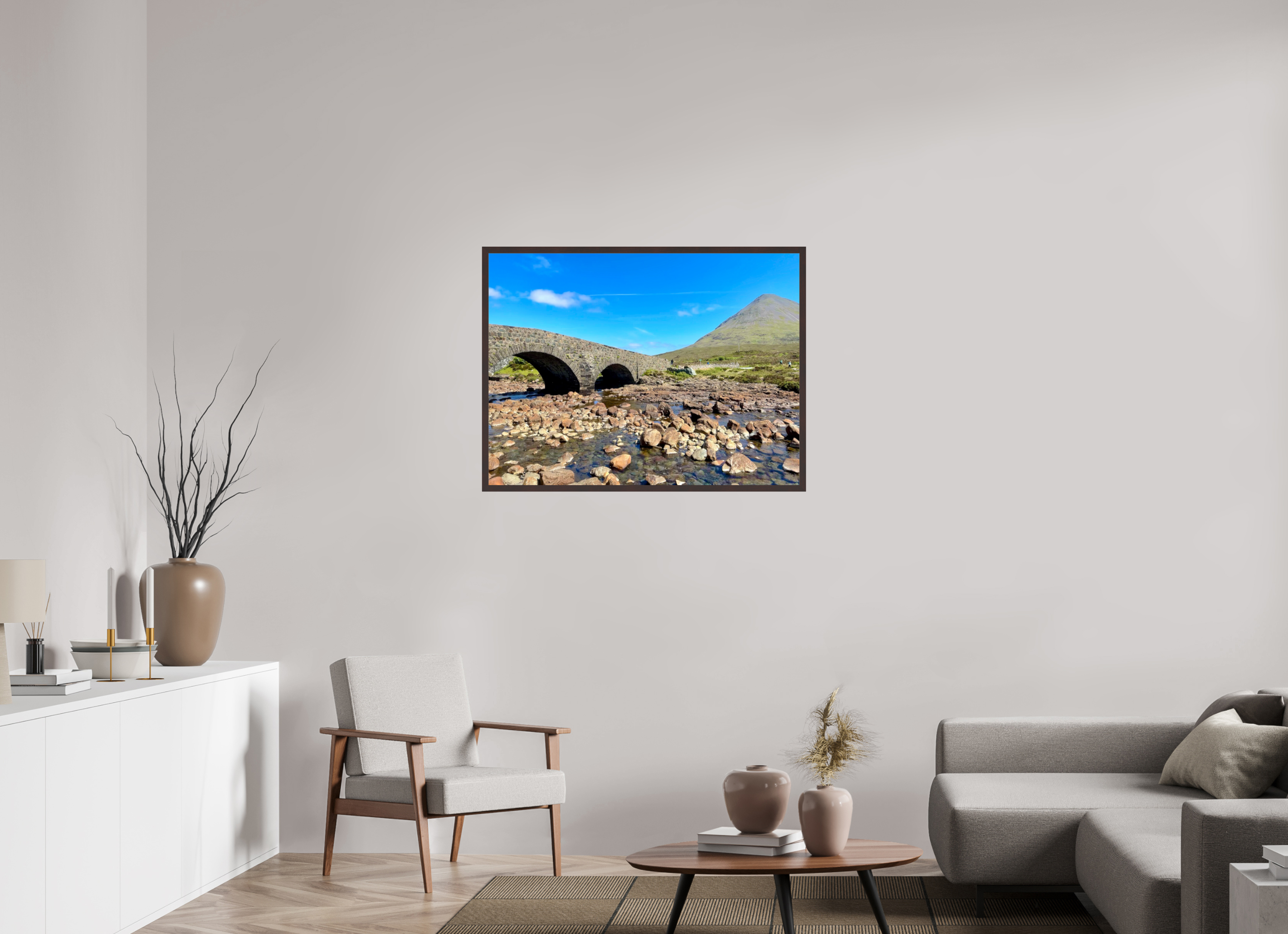 40 x 30″, ArtBox On Aluminum Dibond Sligachan Old Bridge