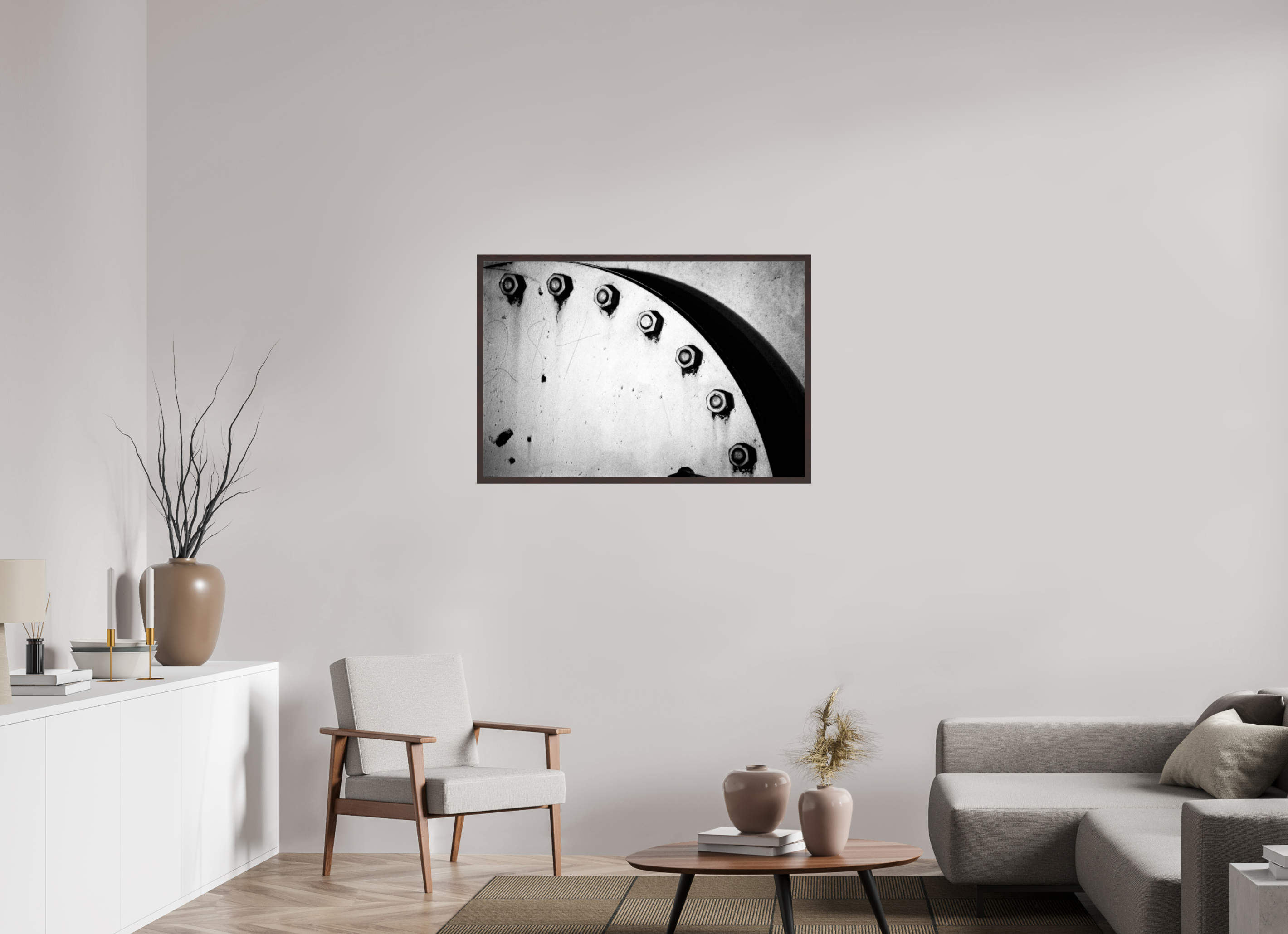 41.3 x 28″, ArtBox On Aluminum Dibond Bolts