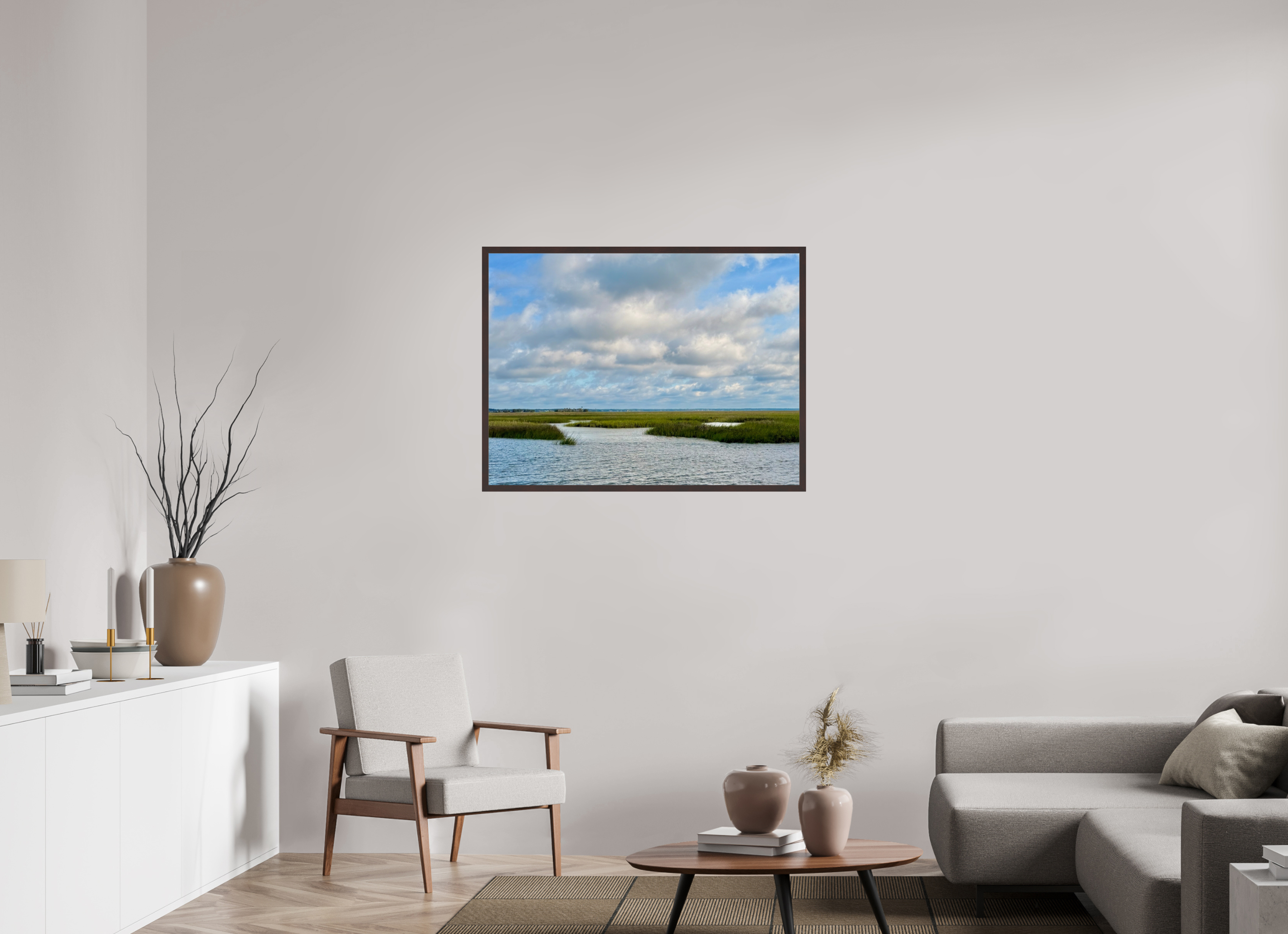 40 x 30″, ArtBox On Aluminum Dibond Marsh at Goat Island