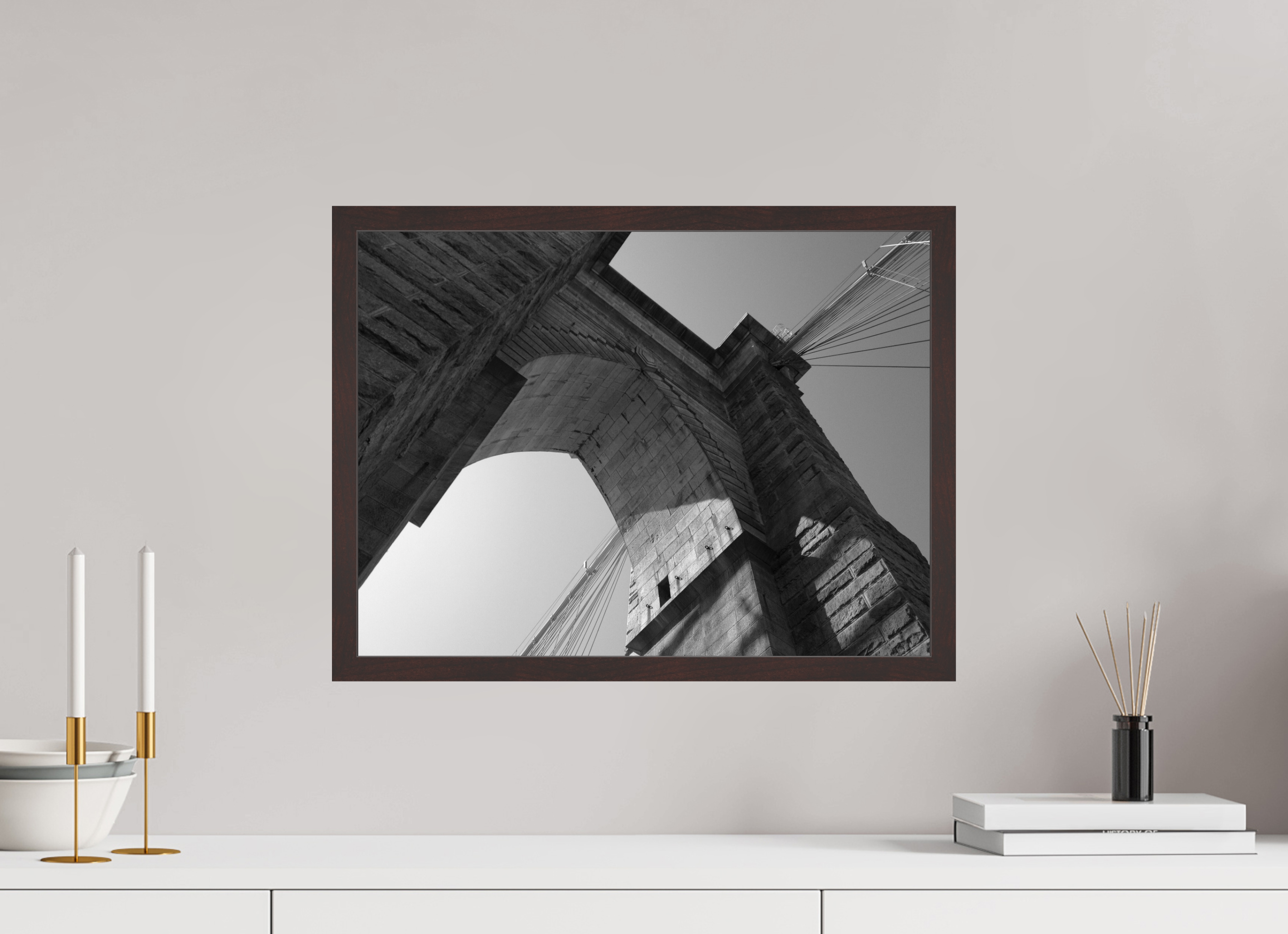 20 x 15″, ArtBox On Aluminum Dibond Brooklyn Bridge, View 2