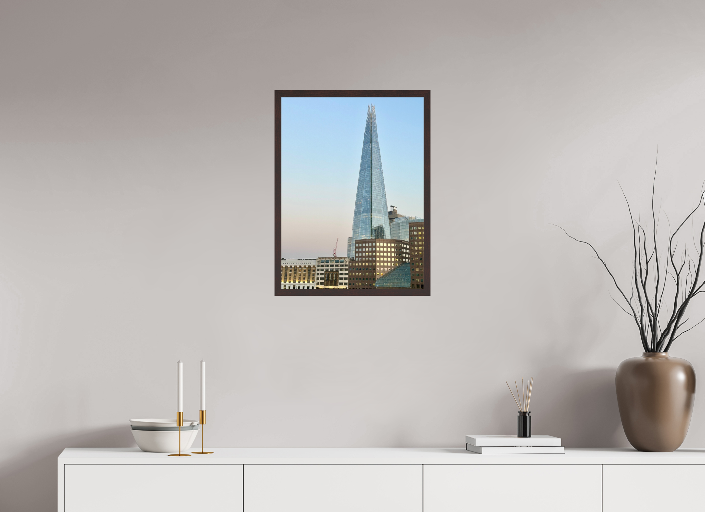 18 x 24″, ArtBox On Aluminum Dibond The Shard