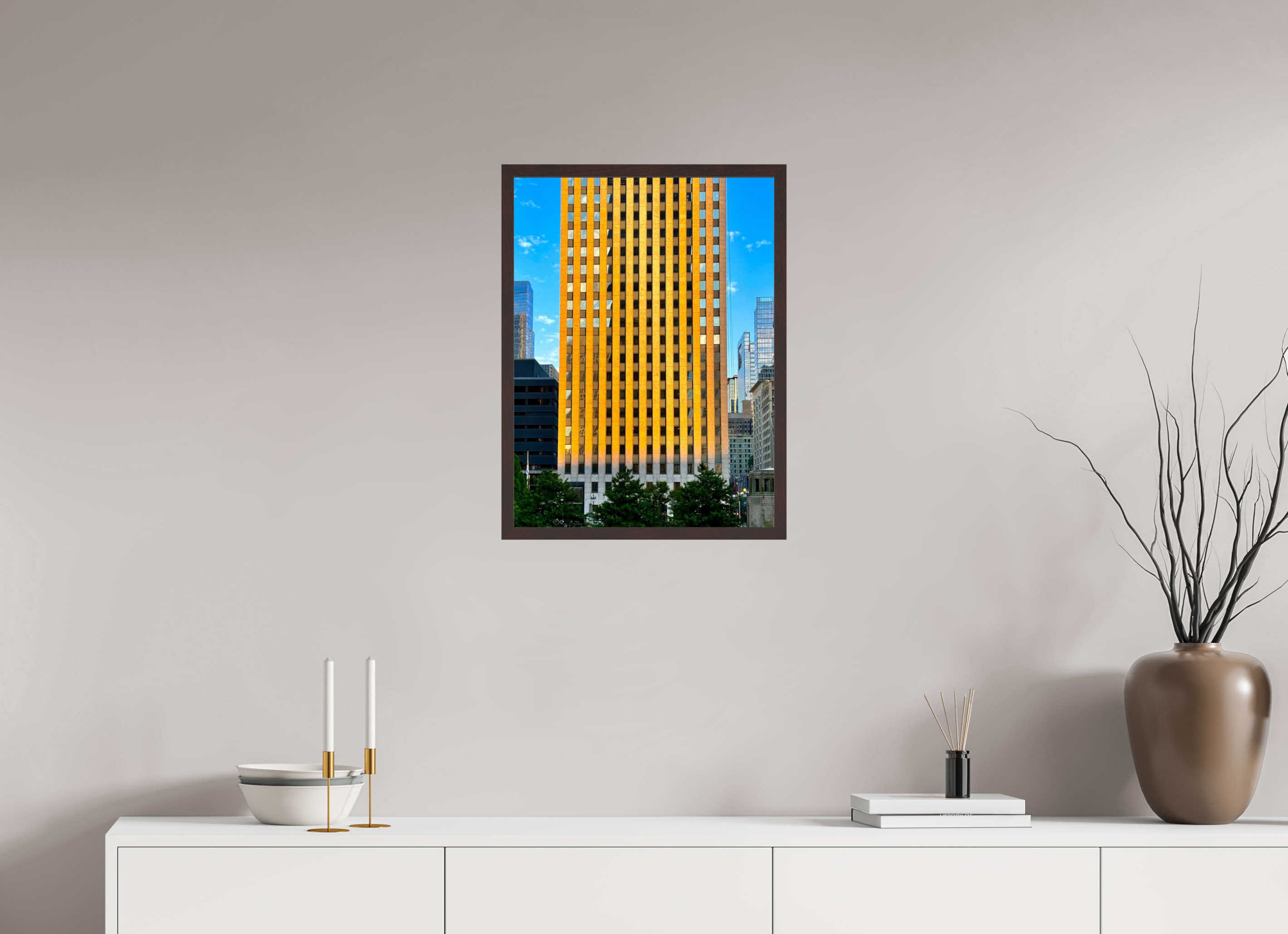 18 x 24″, ArtBox On Aluminum Dibond Golden