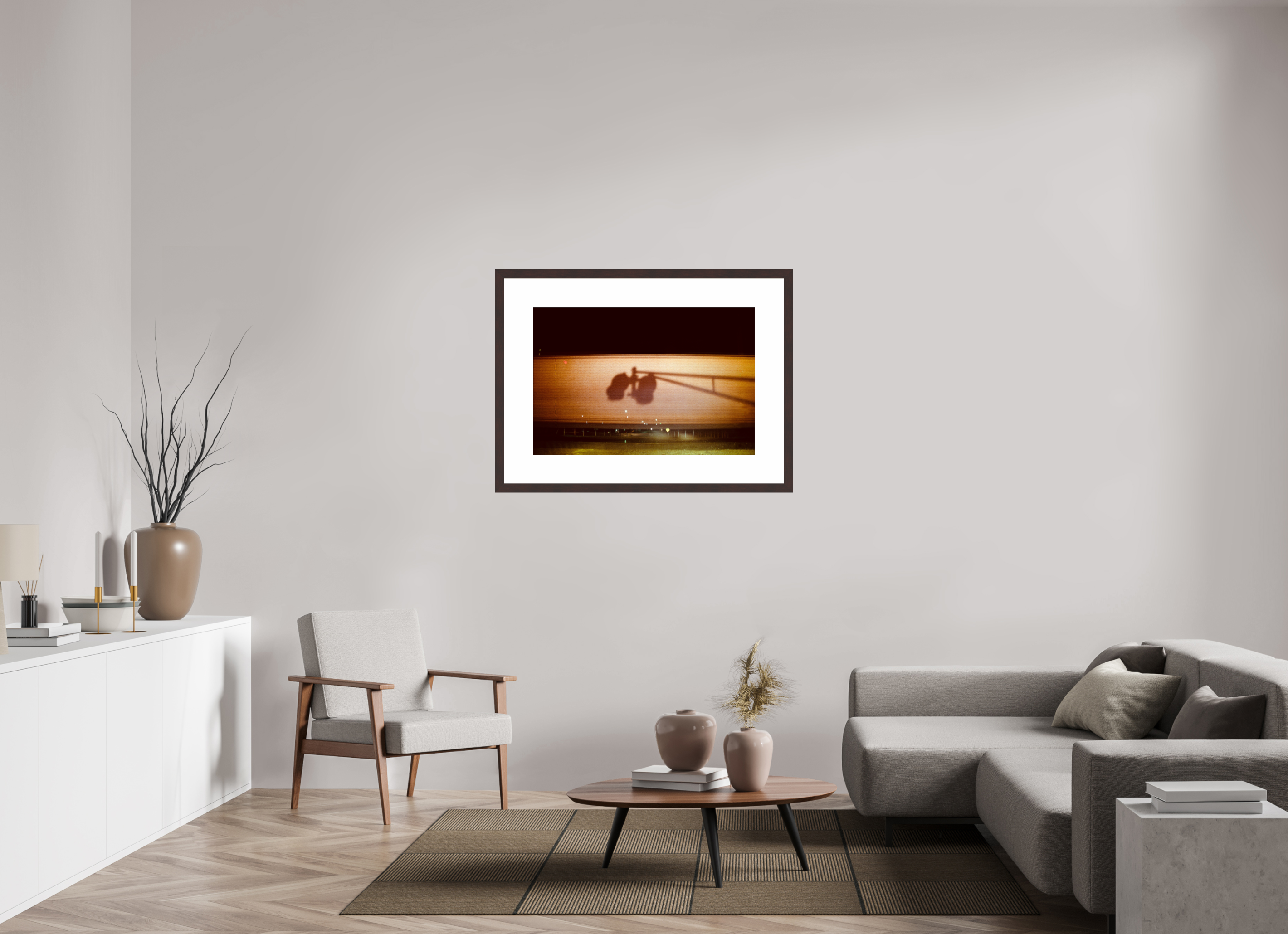 36 x 24″, Framed, Alder Brown, Color Print Ghost Train
