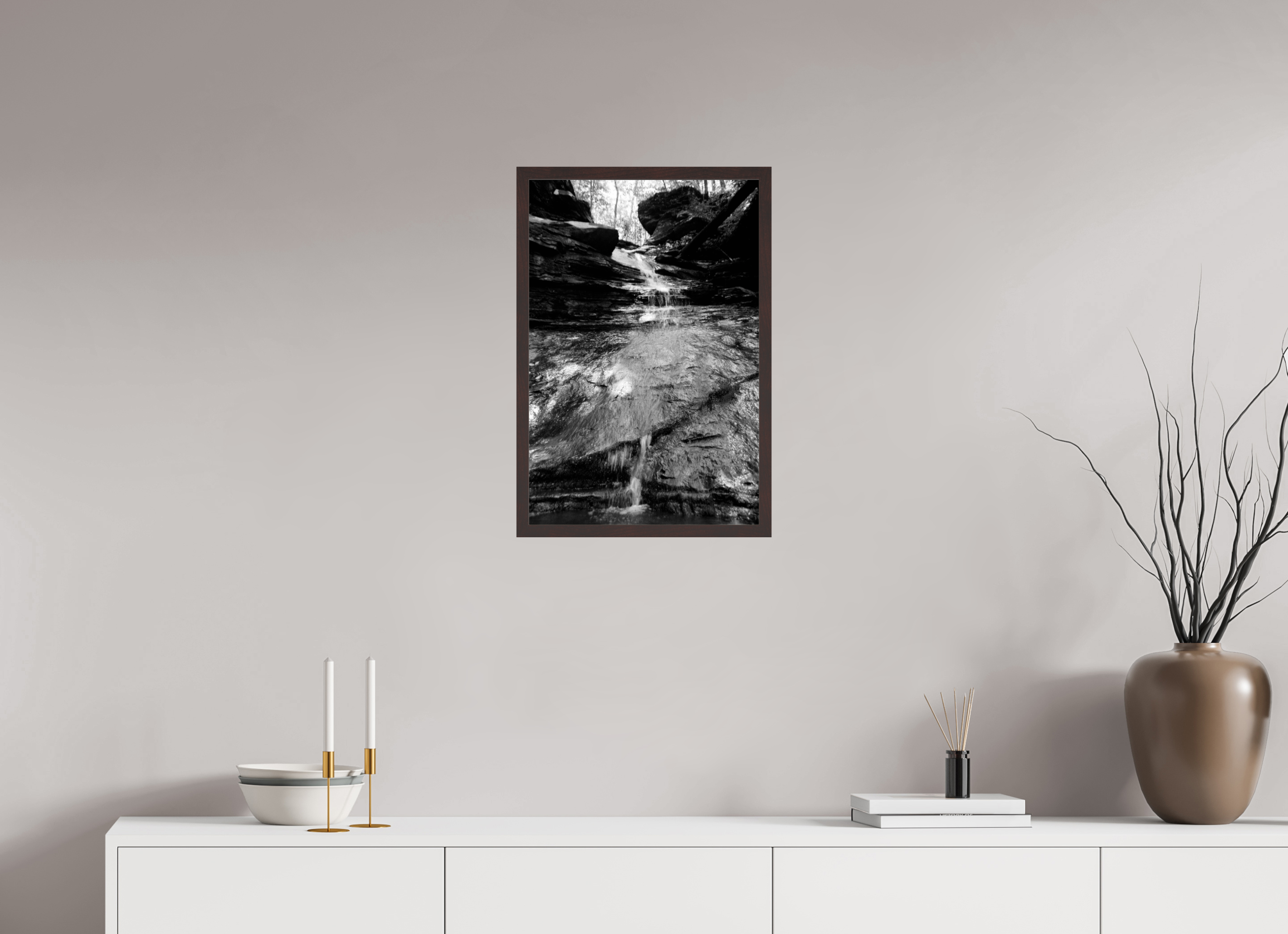 16 x 23.7″, ArtBox On Aluminum Dibond Waterfall