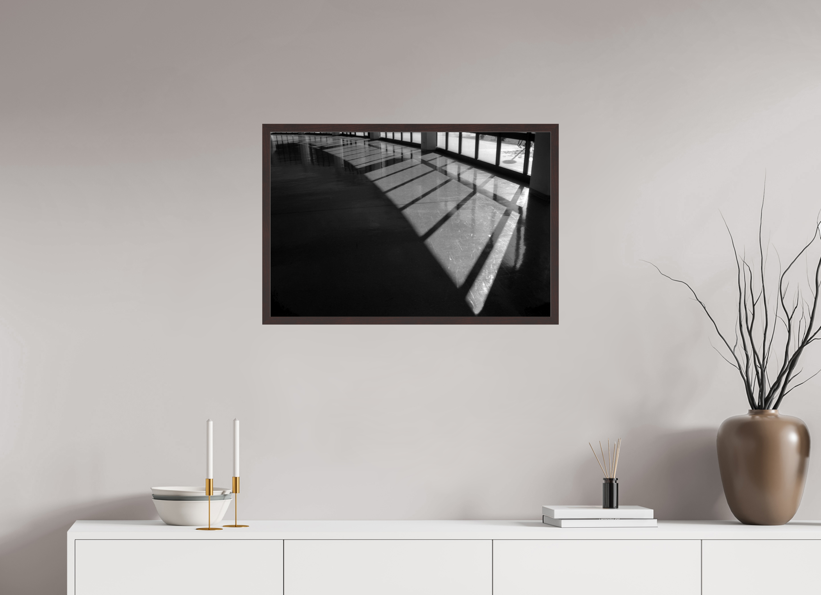 30 x 20″, ArtBox On Aluminum Dibond Sunlit Floor