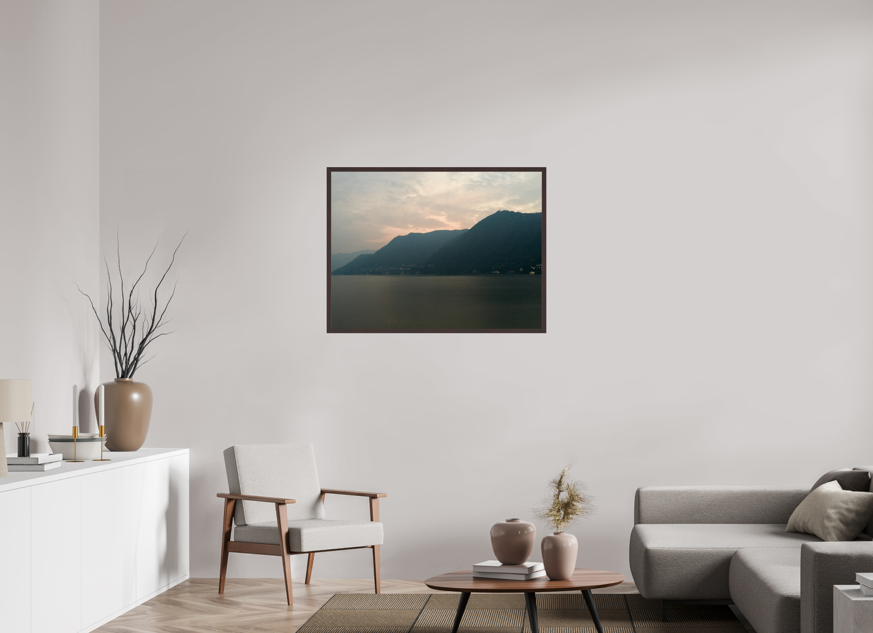 40 x 30″, ArtBox On Aluminum Dibond Lake Como