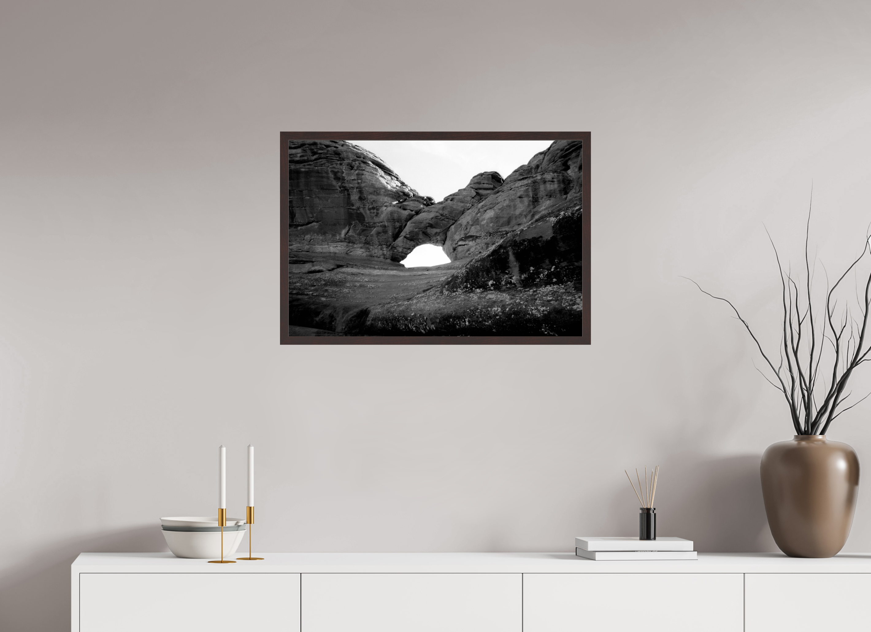 29.6 x 20″, ArtBox On Aluminum Dibond Small Arch Near Delicate Arch