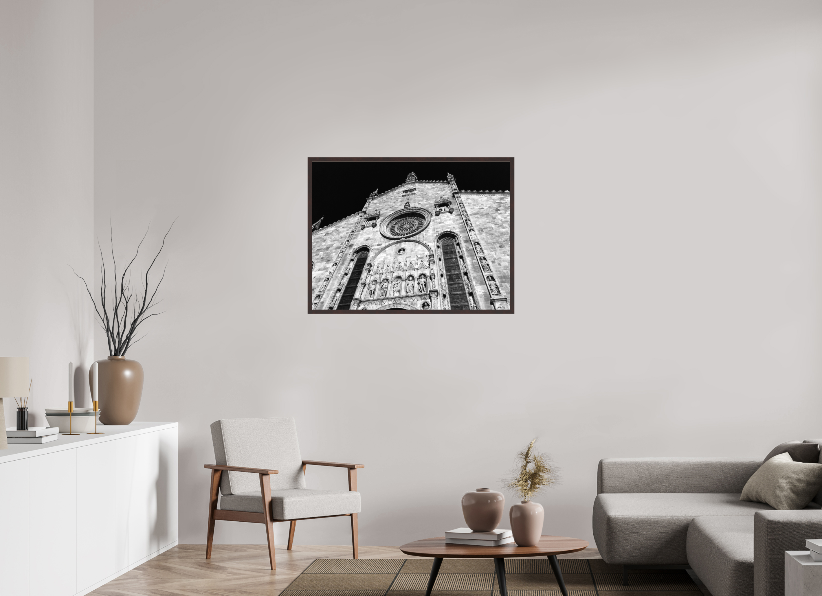 40 x 30″, ArtBox On Aluminum Dibond Como Cathedral