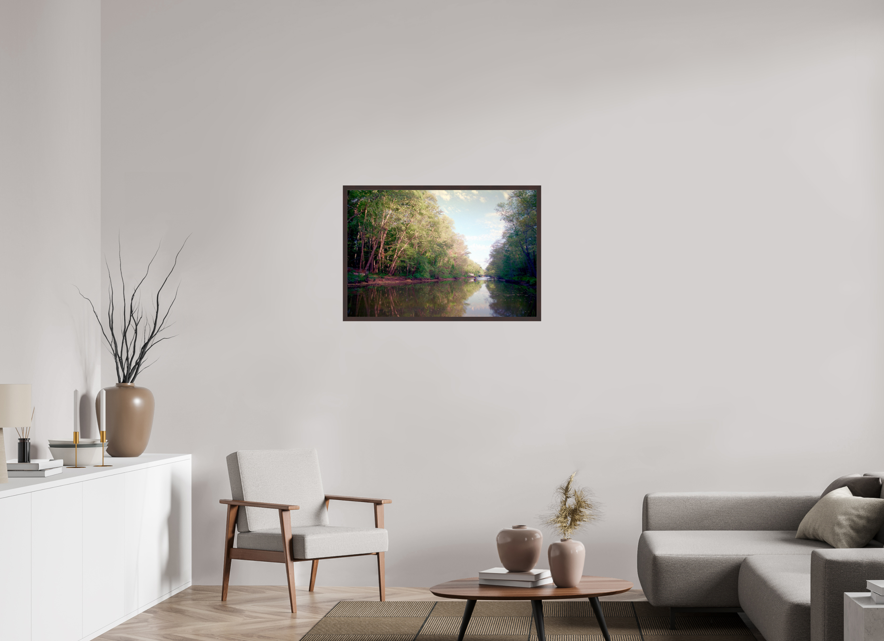 35.6 x 24″, ArtBox On Aluminum Dibond Caddo Lake Canal
