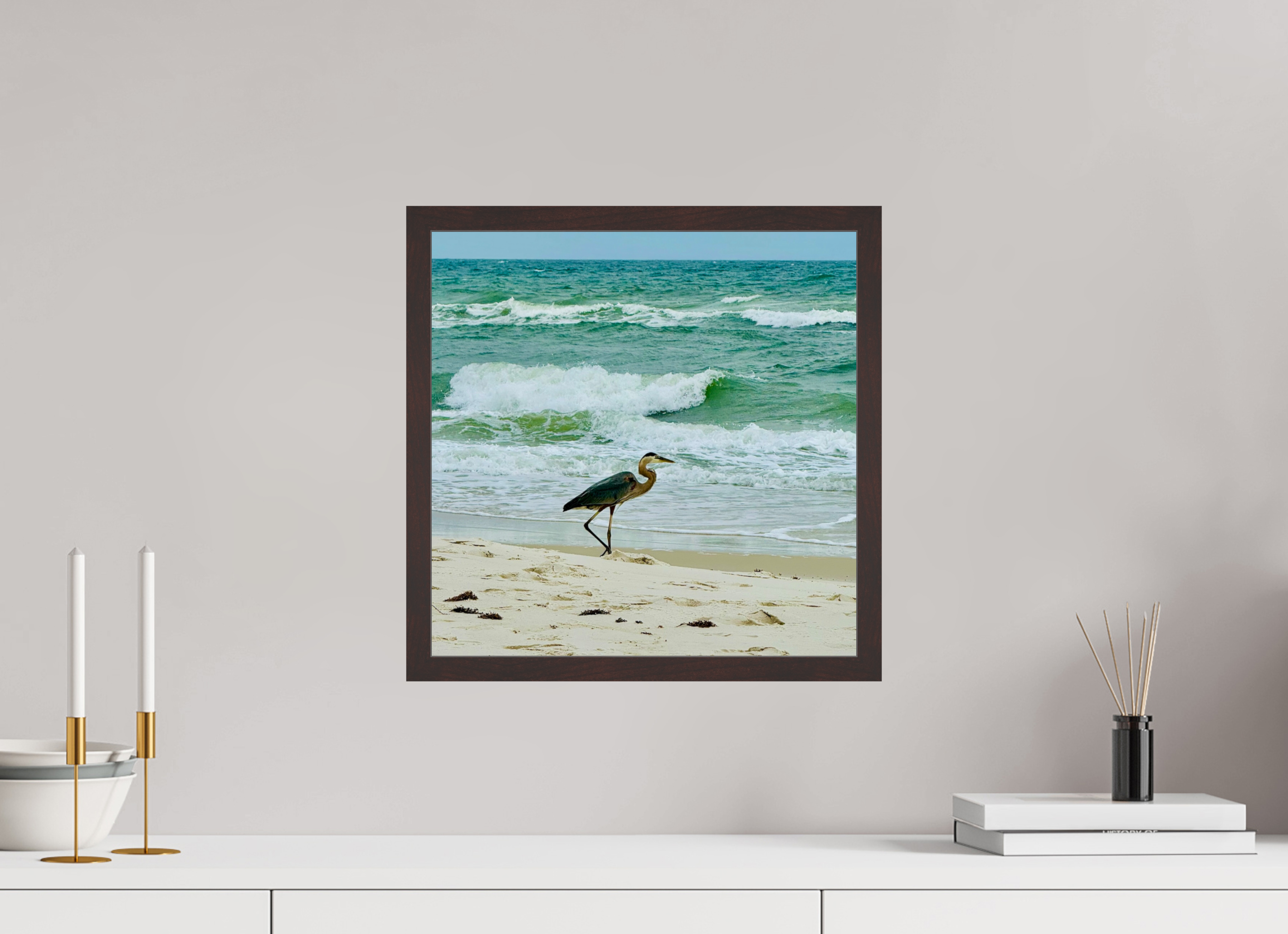 15 x 15″, ArtBox On Aluminum Dibond Crane