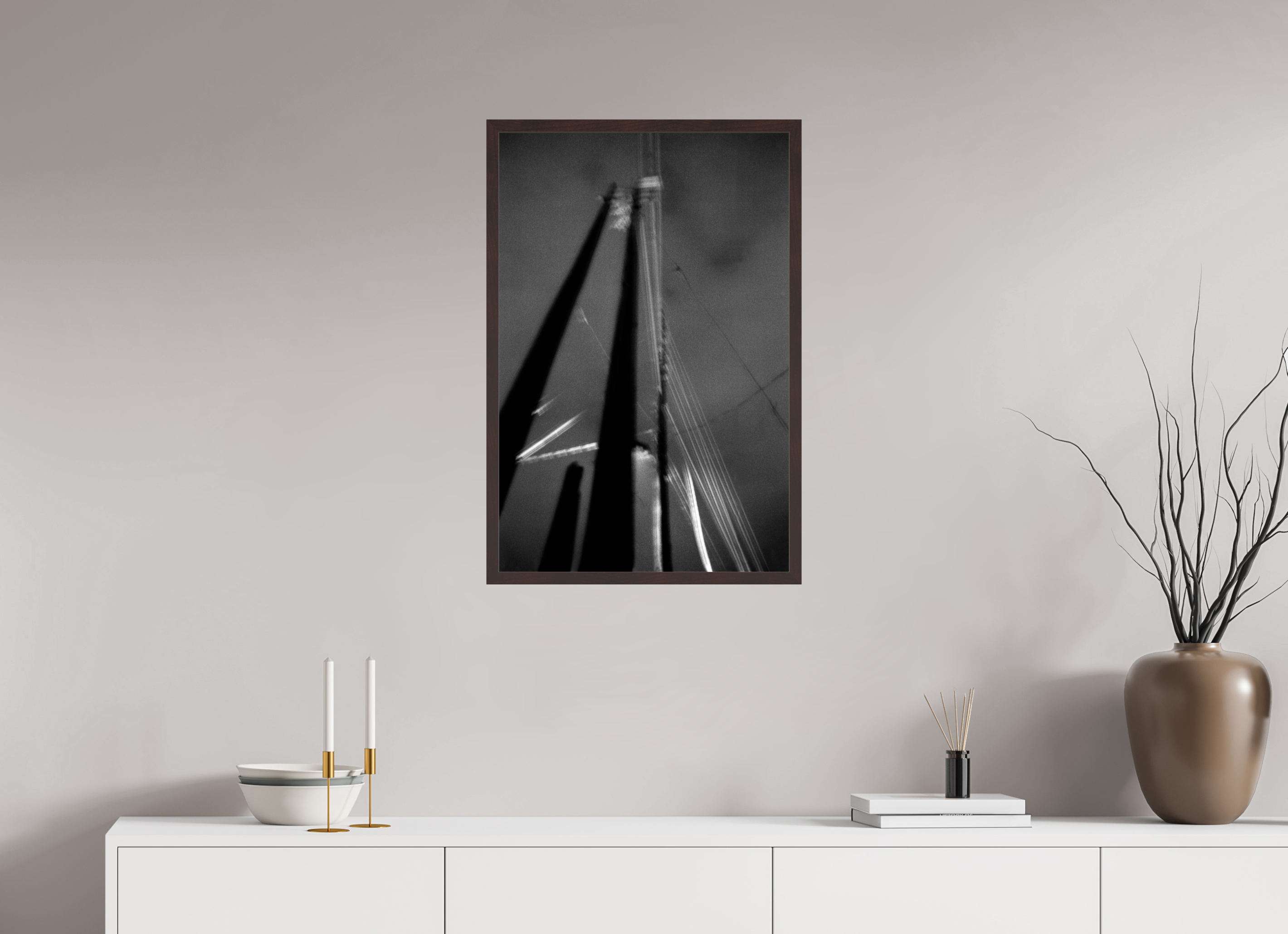 20 x 30″, ArtBox On Aluminum Dibond Live Wires
