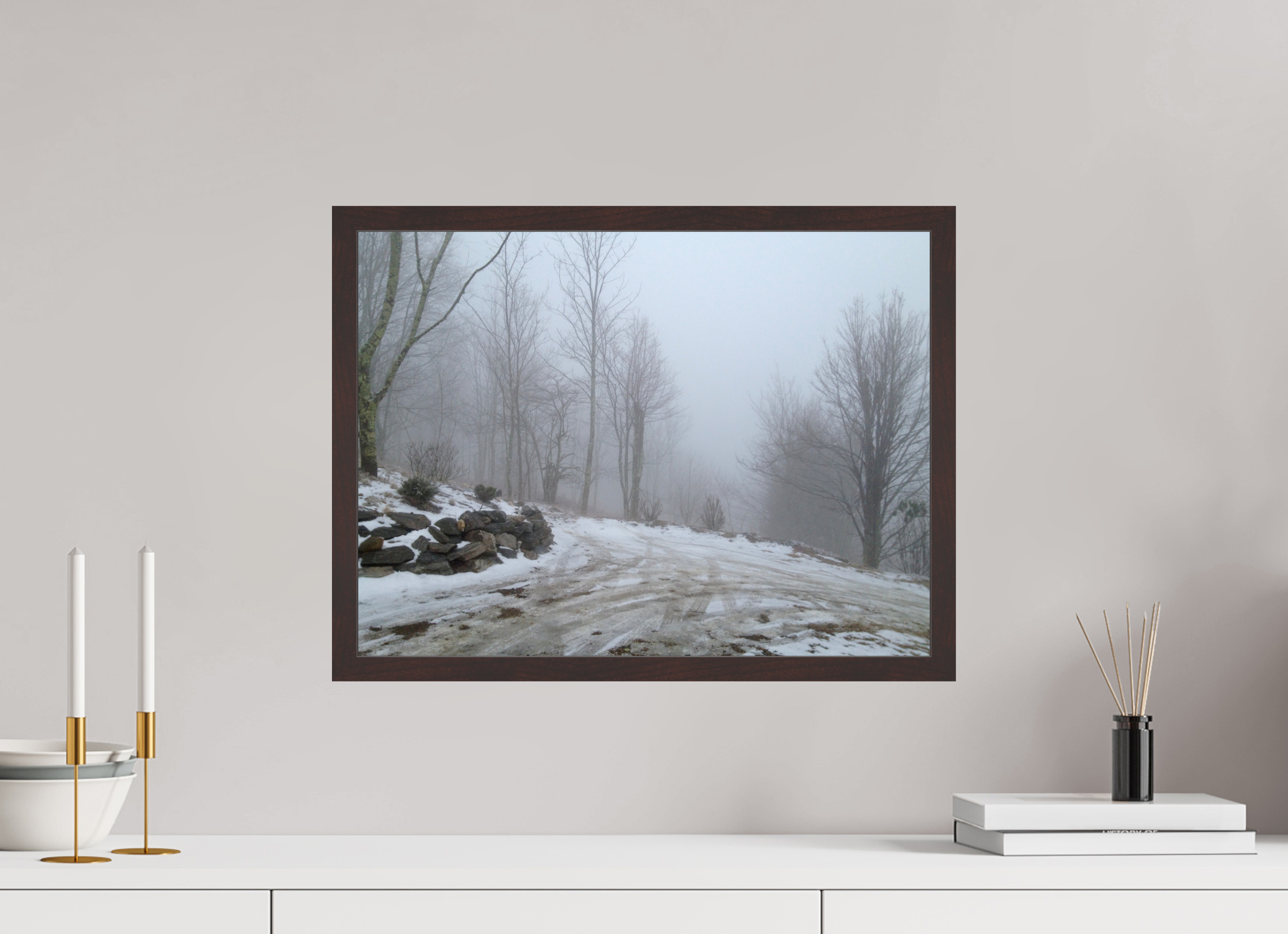20 x 15″, ArtBox On Aluminum Dibond Winter Scene