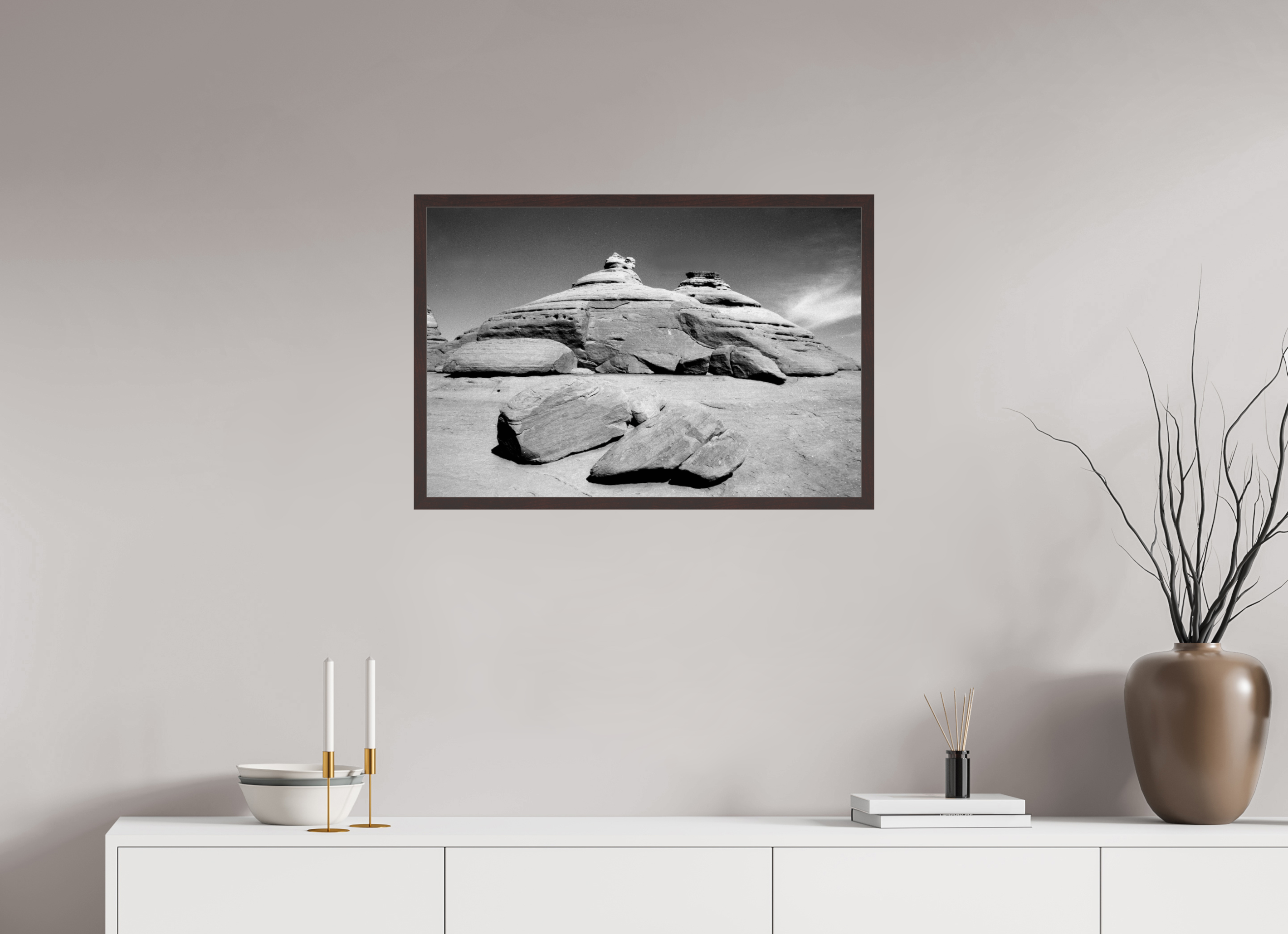 29.7 x 20″, ArtBox On Aluminum Dibond Rock Formations