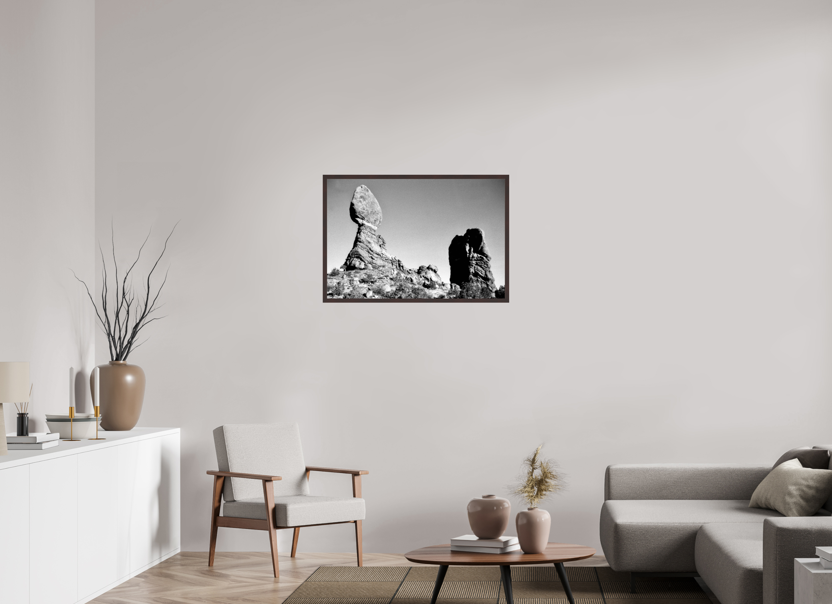 35.5 x 24″, ArtBox On Aluminum Dibond Balanced Rock