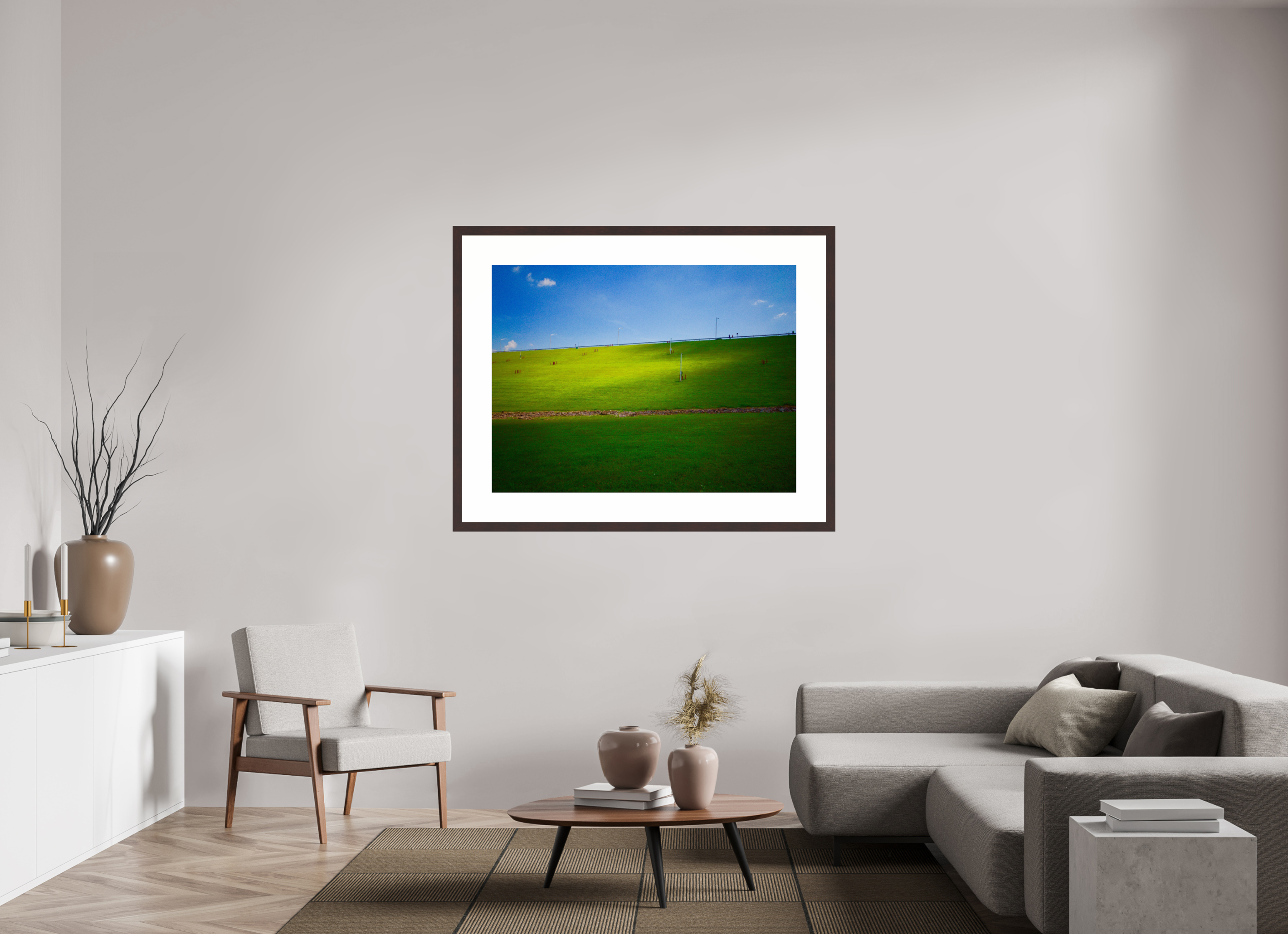 48 x 36″, Framed, Alder Brown, Color Print Percy Priest Damn