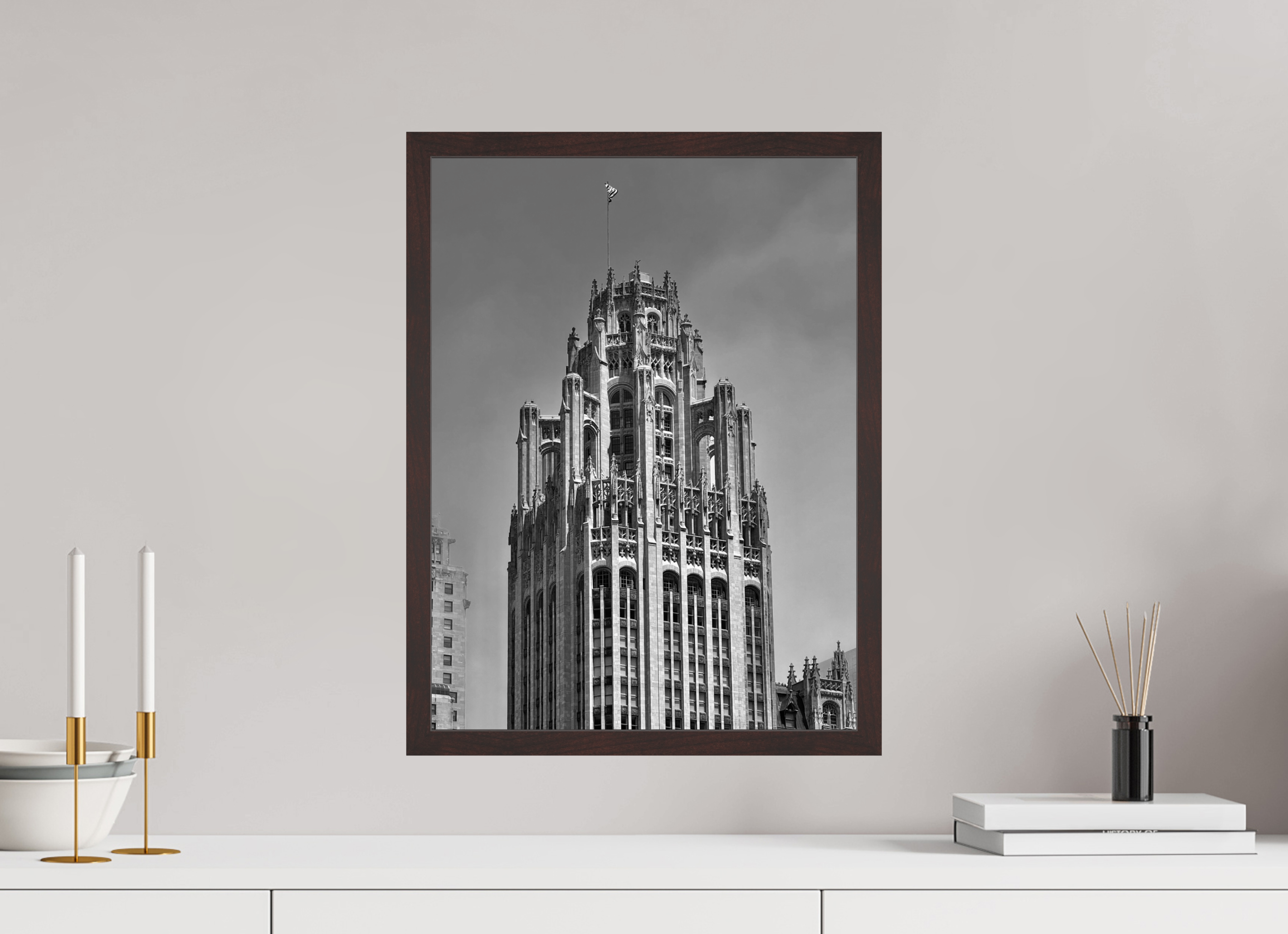 15 x 20″, ArtBox On Aluminum Dibond Tribune Tower