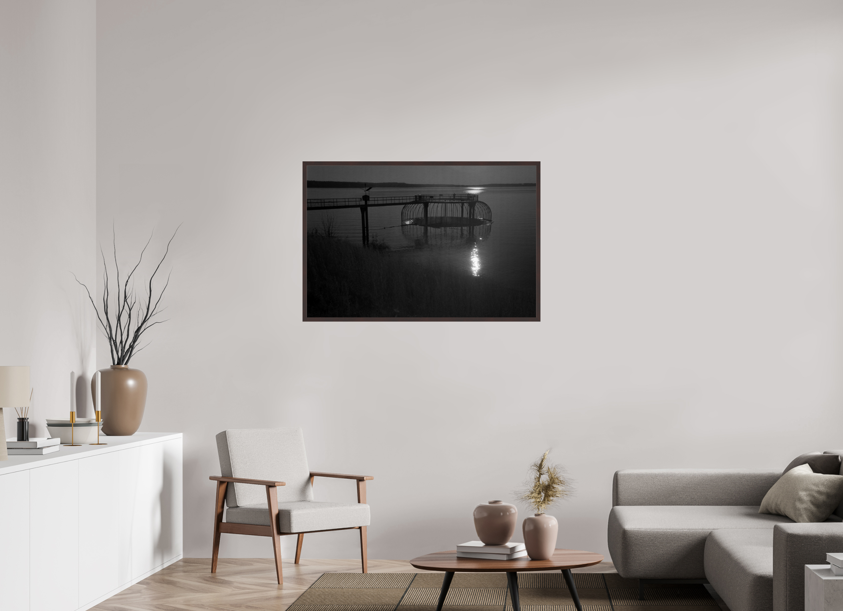 45 x 30″, ArtBox On Aluminum Dibond Spillway