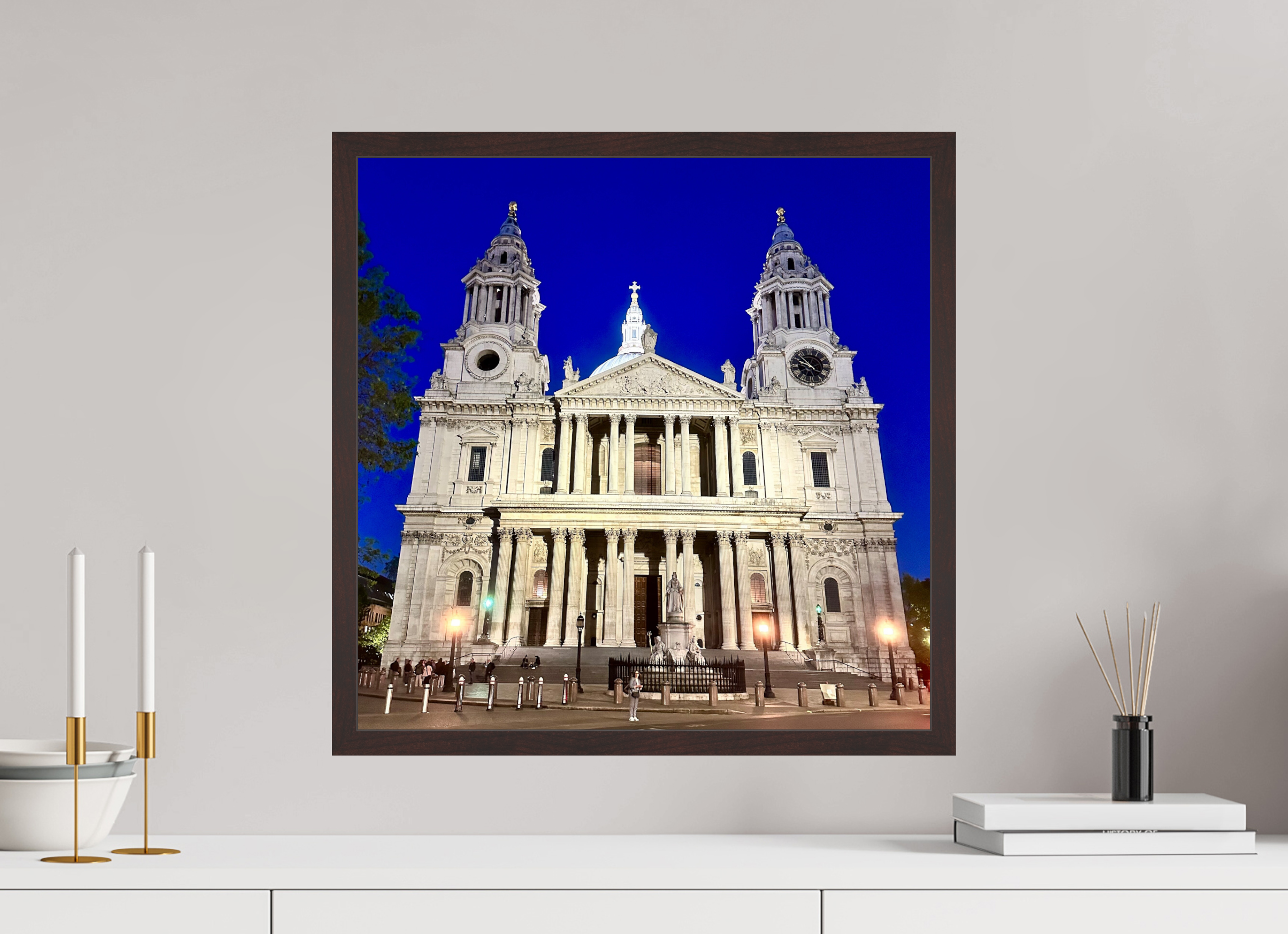 20 x 20″, ArtBox On Aluminum Dibond Facade of St. Paul's
