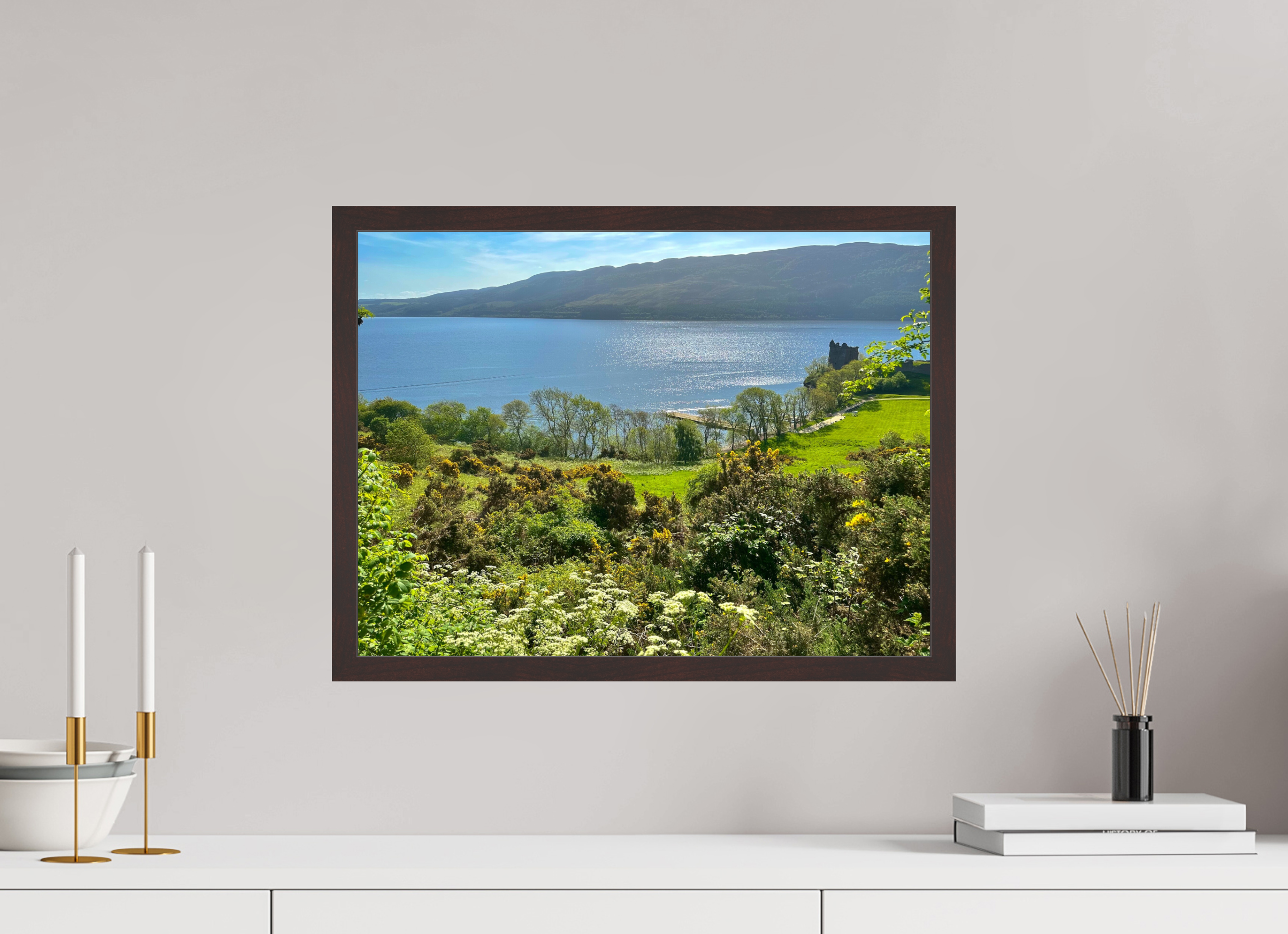 20 x 15″, ArtBox On Aluminum Dibond Loch Ness