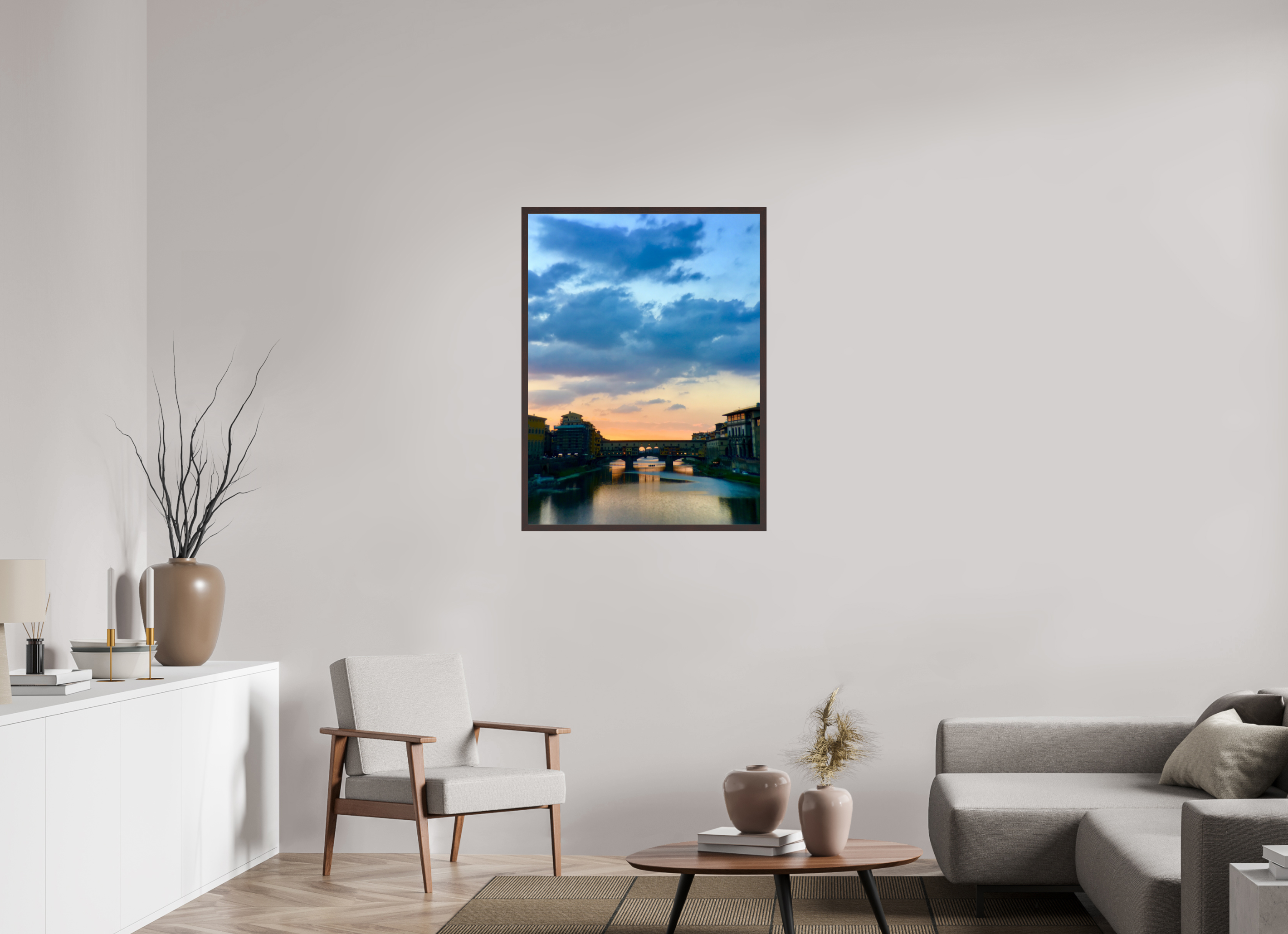 30 x 40″, ArtBox On Aluminum Dibond Ponte Vecchio