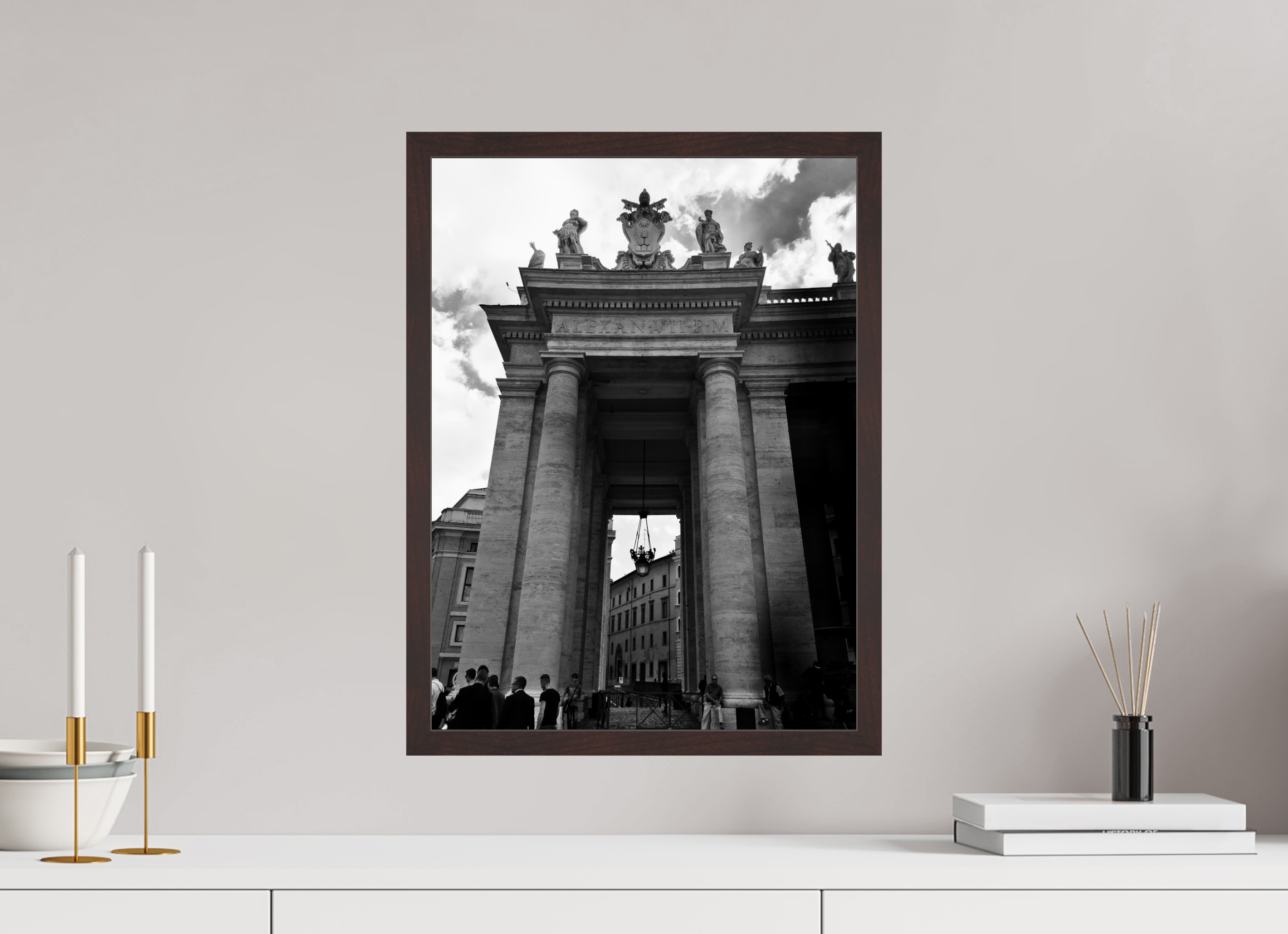 15 x 20″, ArtBox On Aluminum Dibond Piazza San Pietro