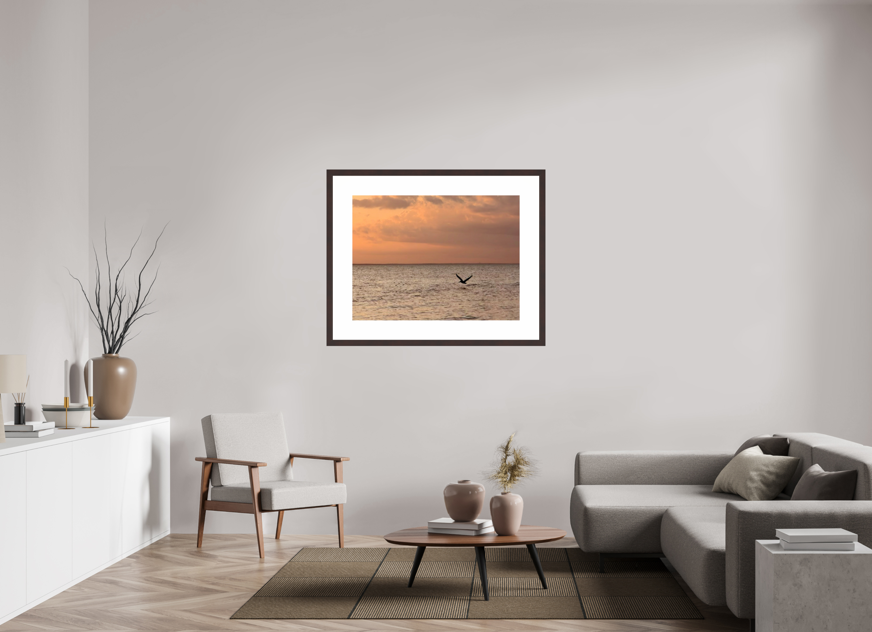 40 x 30″, Framed, Alder Brown, Color Print Pelican