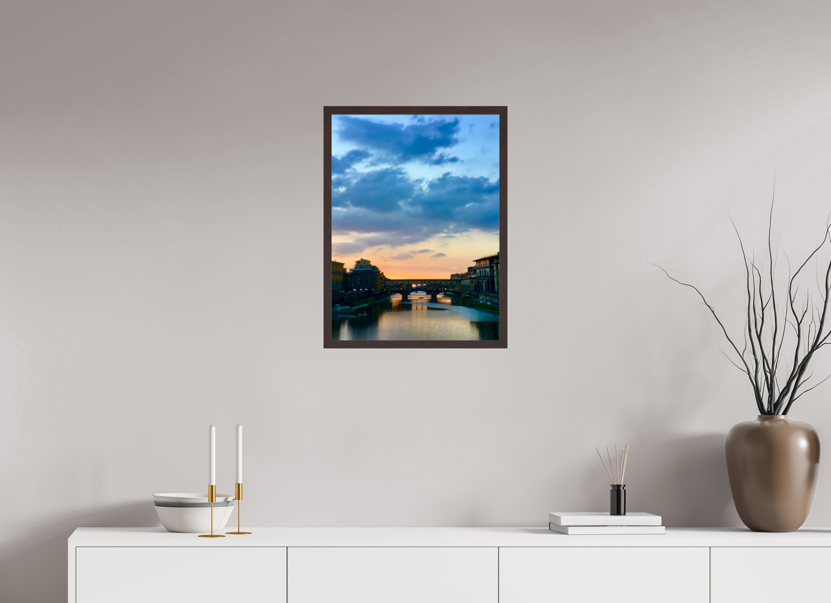 18 x 24″, ArtBox On Aluminum Dibond Ponte Vecchio