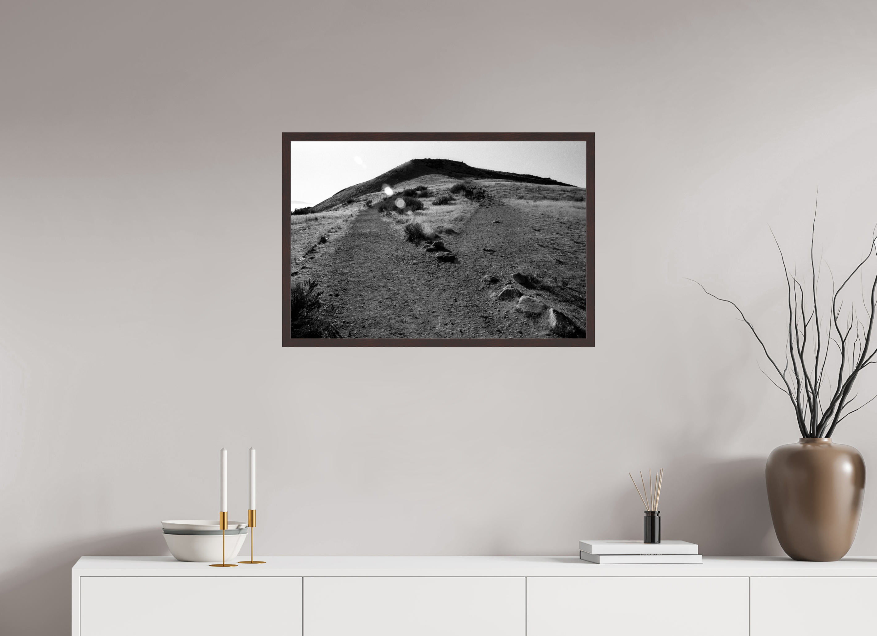 29.6 x 20″, ArtBox On Aluminum Dibond Hill Near Salt Lake