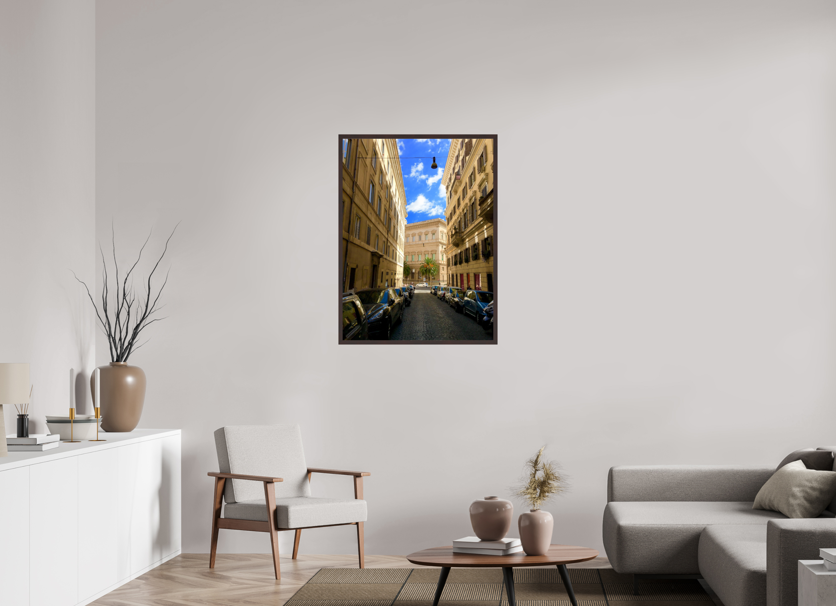 30 x 40″, ArtBox On Aluminum Dibond Via Nazionale