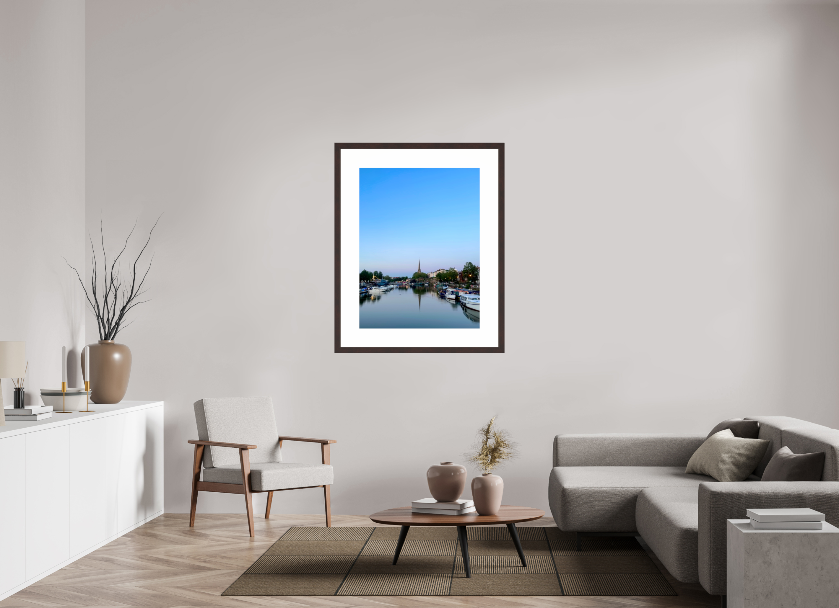 30 x 40″, Framed, Alder Brown, Color Print Bristol, Dusk