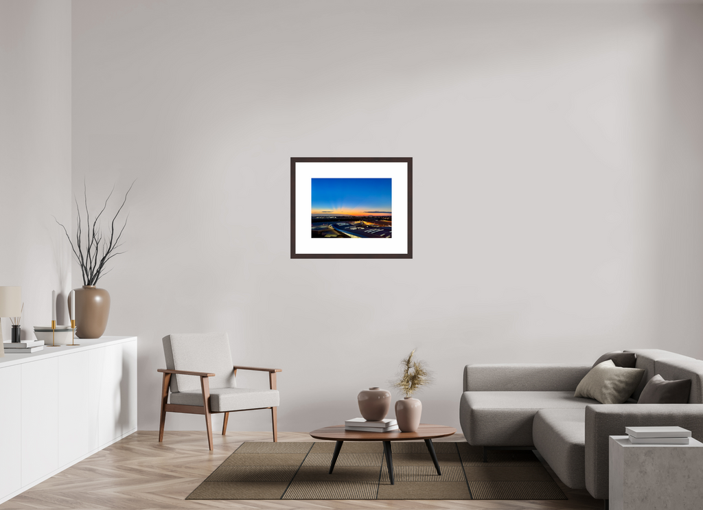24 x 18″, Framed, Alder Brown, Color Print BNA, Dusk