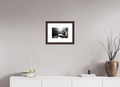 12 x 8″, Framed, Alder Brown, B&W Print Tallulah Gorge